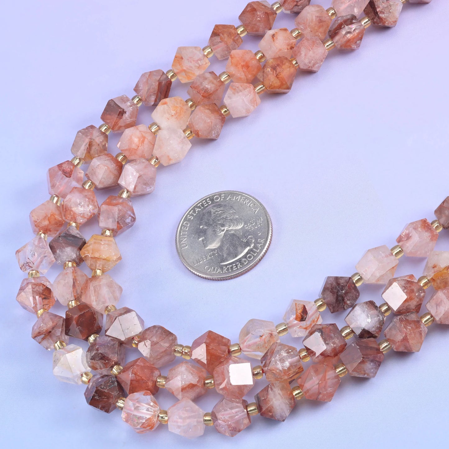 10mm Diamond Rhombus Faceted 8 Sides Beads - Jewelry Making - 15.5 Inches Strand Length - S1 - Mycrazycrystal