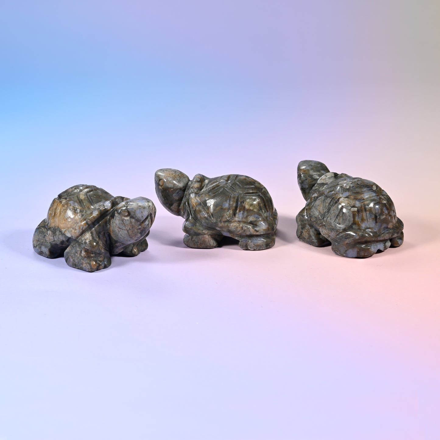 Turtle Crystal Figurines: 1.5 inch and 2.0 inch Size Available
