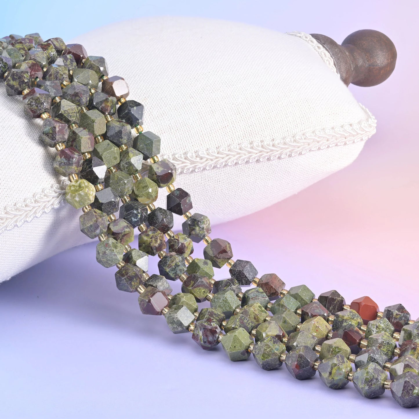 10mm Diamond Rhombus Faceted 8 Sides Beads - Jewelry Making - 15.5 Inches Strand Length - S5 - Mycrazycrystal