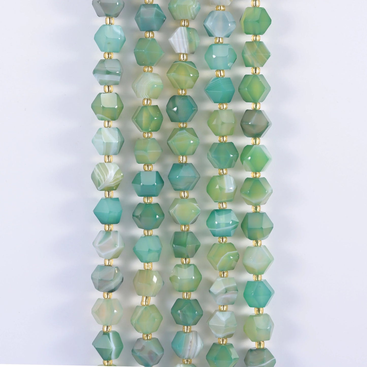 10mm Diamond Rhombus Faceted 8 Sides Beads - Jewelry Making - 15.5 Inches Strand Length - S5 - Mycrazycrystal