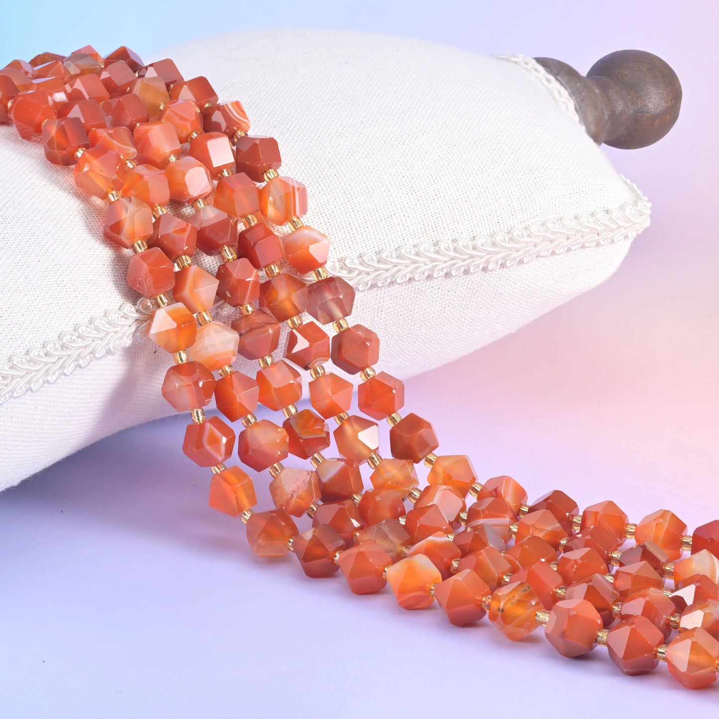 10mm Diamond Rhombus Faceted 8 Sides Beads - Jewelry Making - 15.5 Inches Strand Length - S5 - Mycrazycrystal