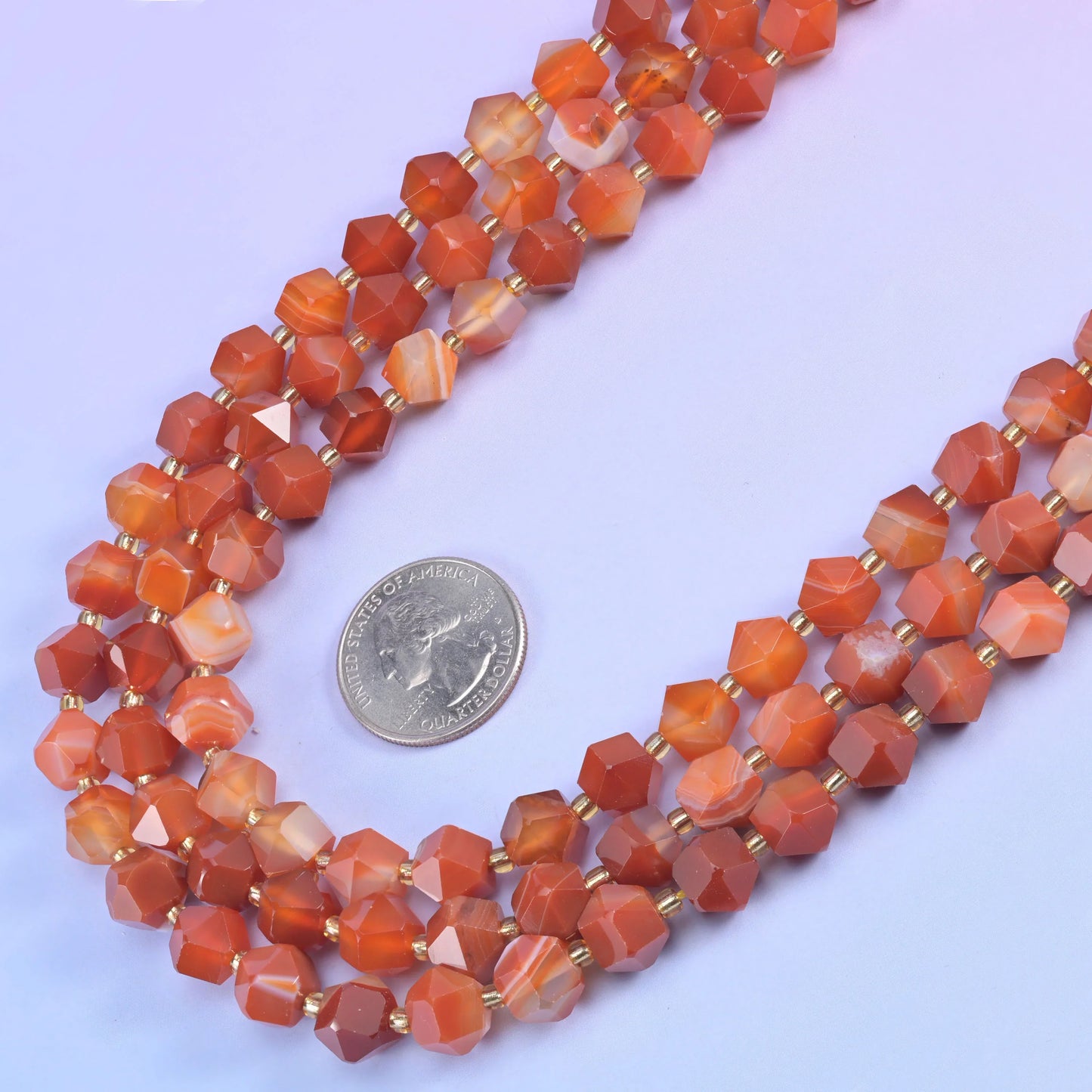 10mm Diamond Rhombus Faceted 8 Sides Beads - Jewelry Making - 15.5 Inches Strand Length - S5 - Mycrazycrystal