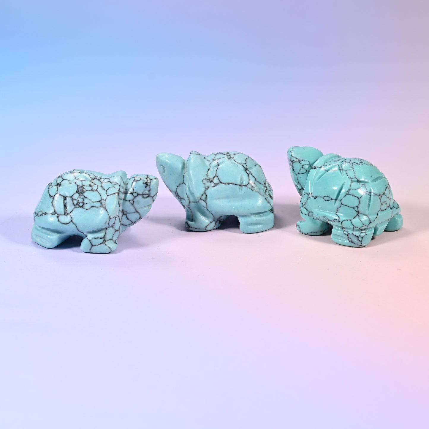 Turtle Crystal Figurines: 1.5 inch and 2.0 inch Size Available