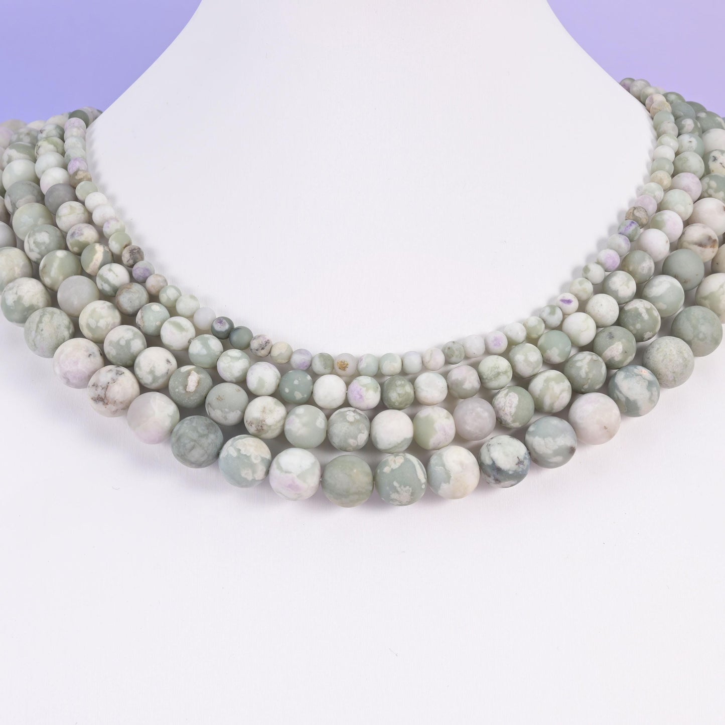 Peace Jasper Matte Round Beads 4mm 6mm 8mm 10mm Jewelry Making 15 Inch Strand