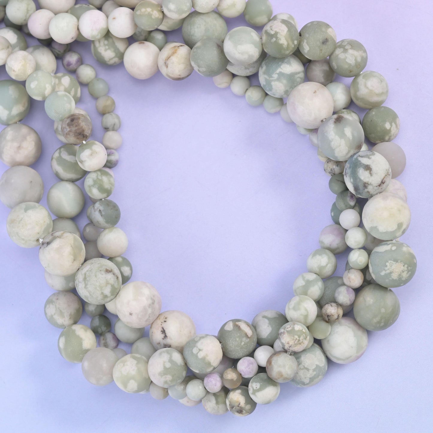 Peace Jasper Matte Round Beads 4mm 6mm 8mm 10mm Jewelry Making 15 Inch Strand