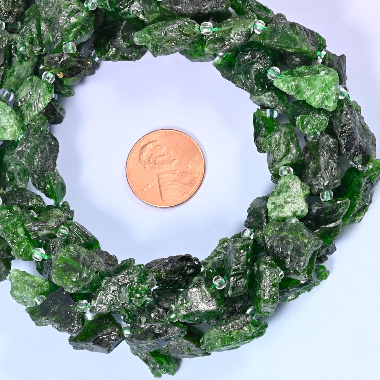 Chrome Diopside Irregular Chip Nugget Beads, Size 10-14mm, Jewelry Making 15.5" Strand