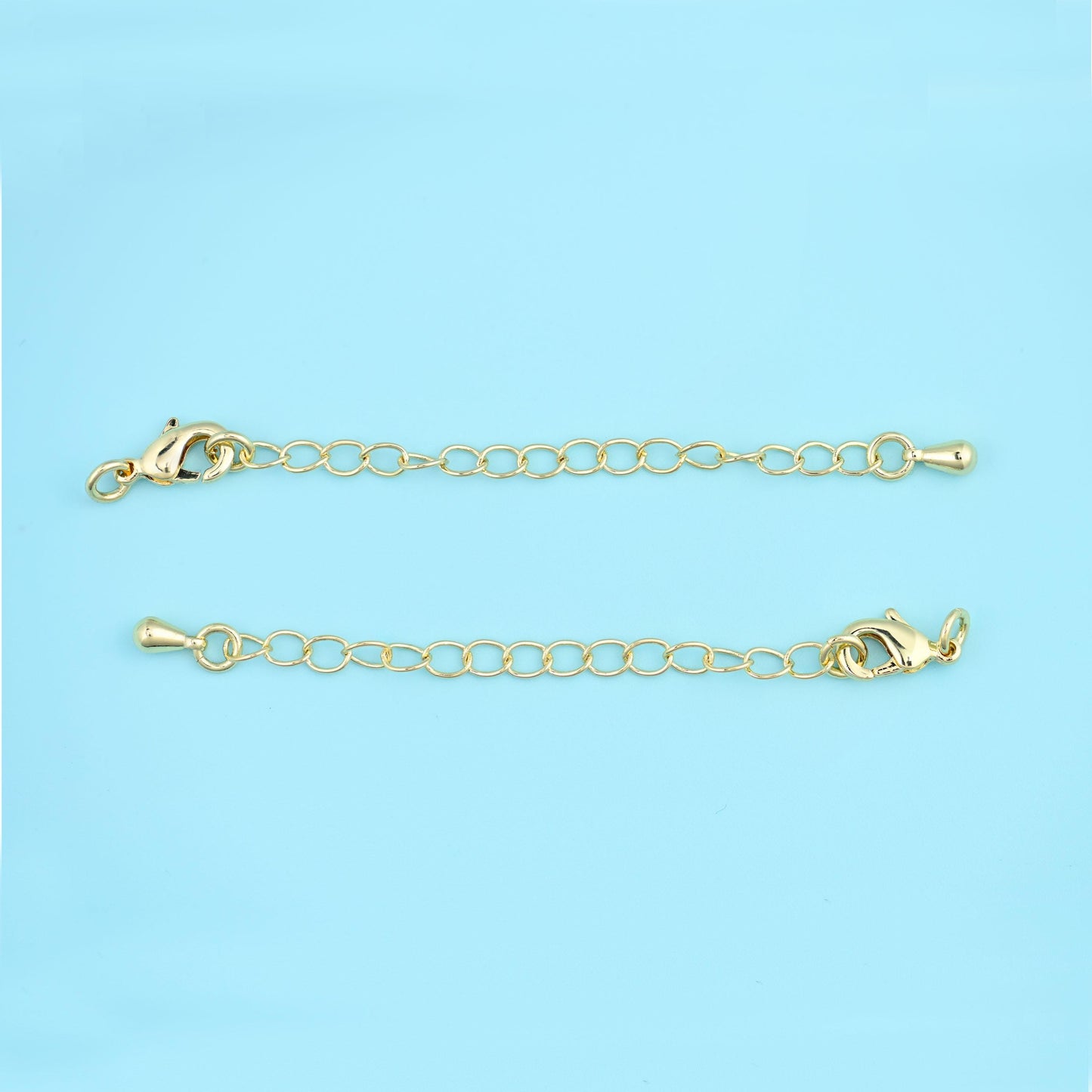 Adjustable Chain Connector with Lobster Clasps for DIY Jewelry Making Supply