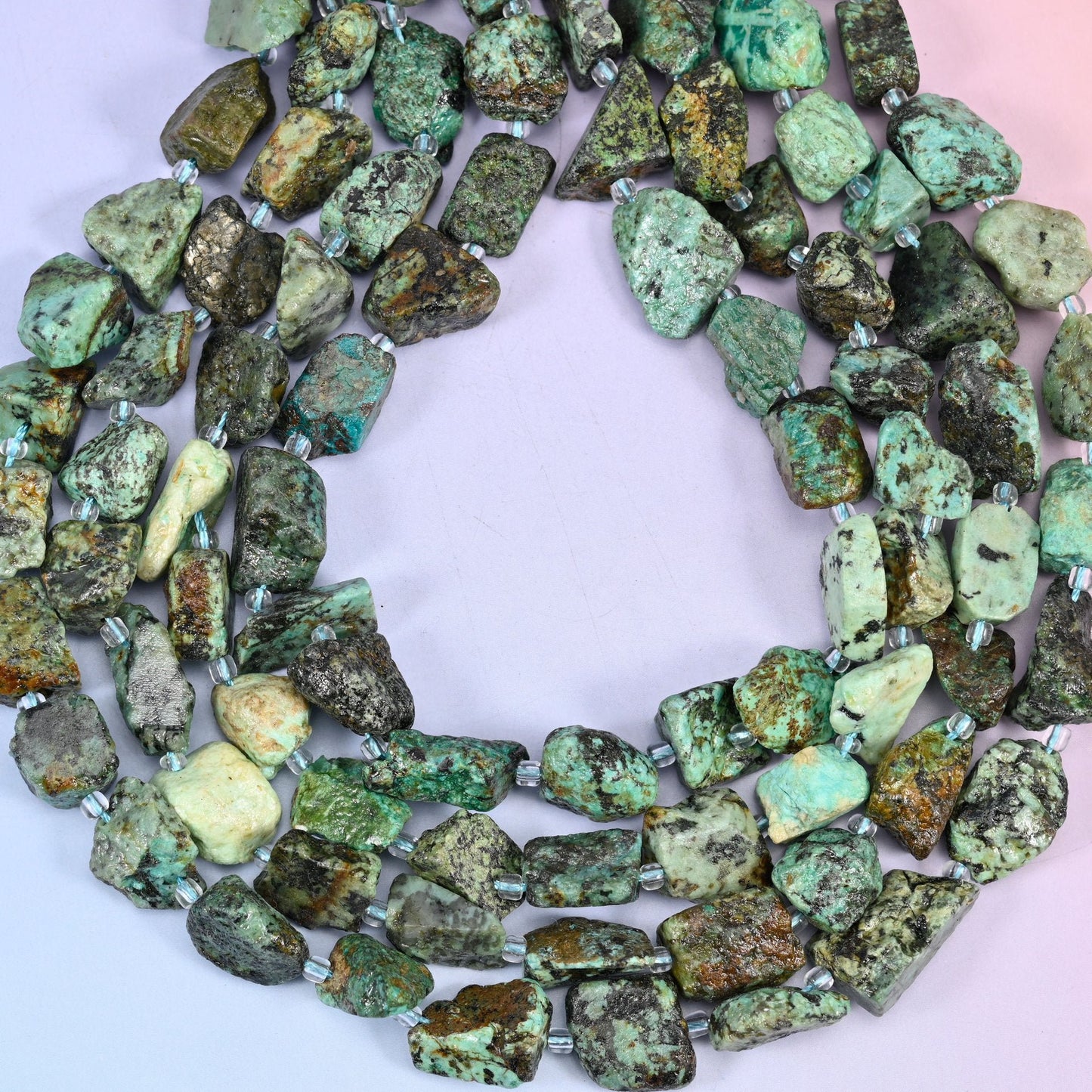 African Howlite Irregular Freeform Nugget Beads 8-13mm, hole approximately 1.0mm with +/- 0.2mm difference, centre drilled