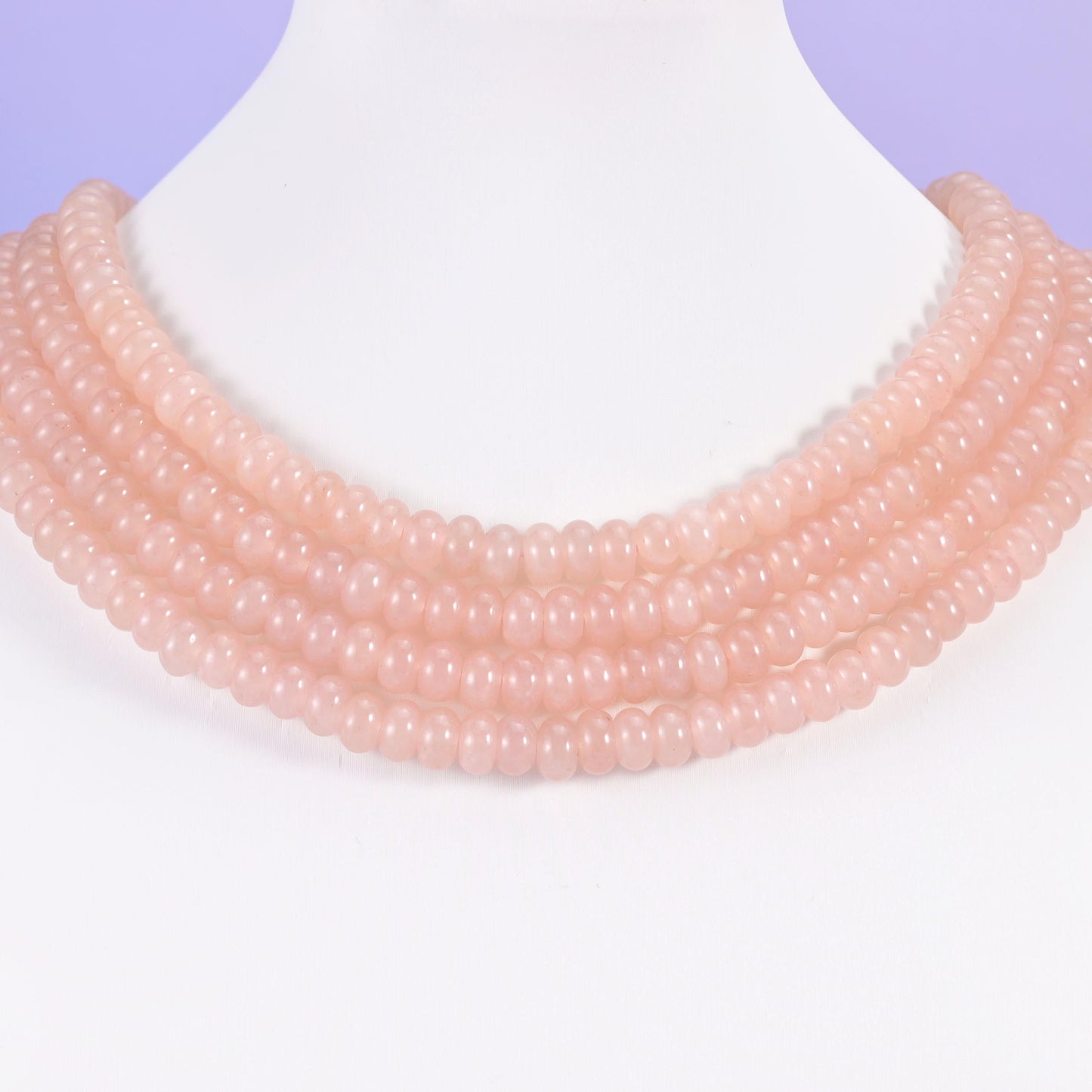 Dyed jade smooth rondelle beads, 5x8mm