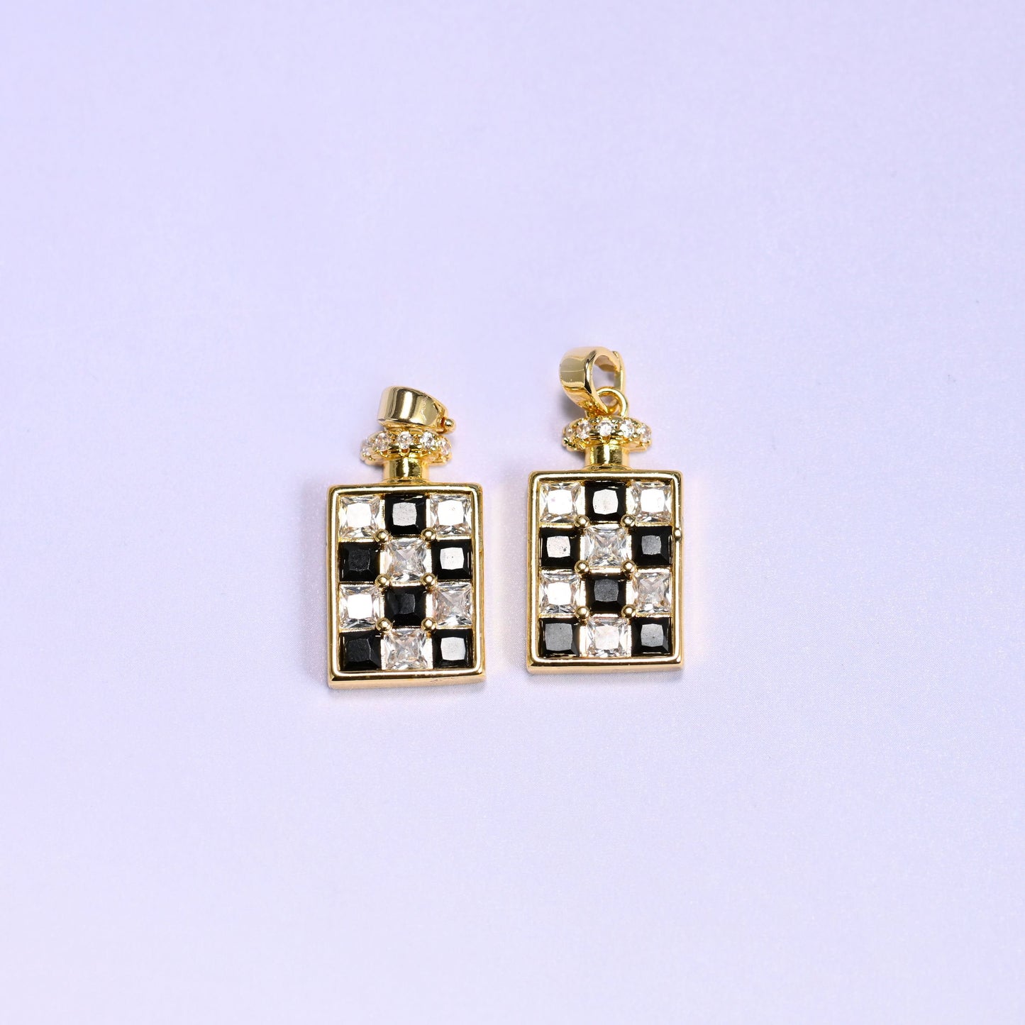 Perfume Bottle Zircon Charms