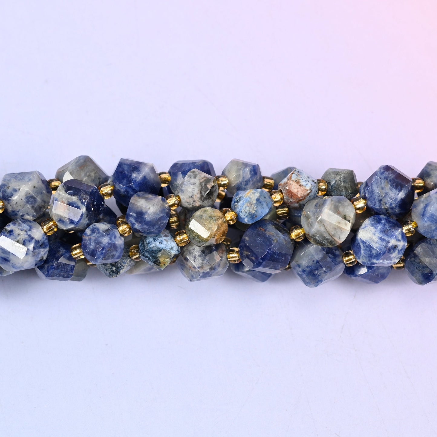Orange Sodalite beads, sold per 15 inch strand