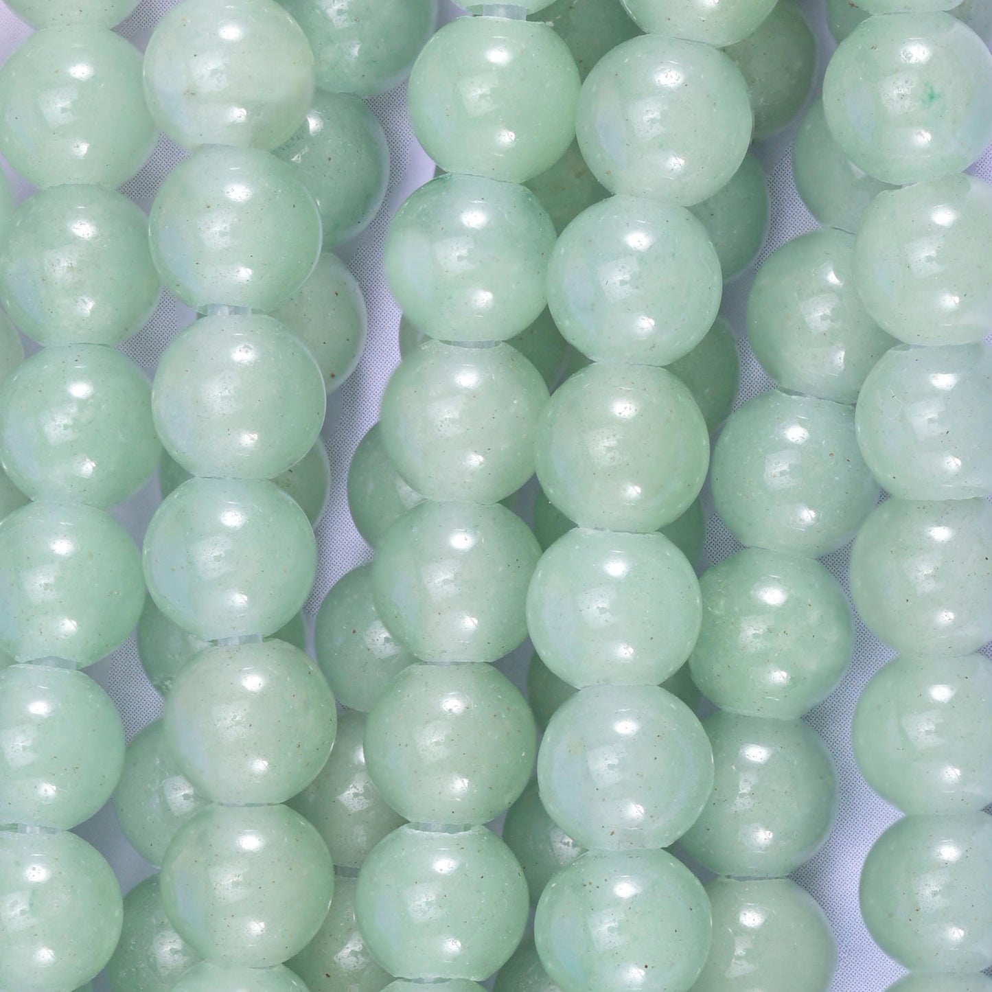Green Aventurine Smooth Round Beads