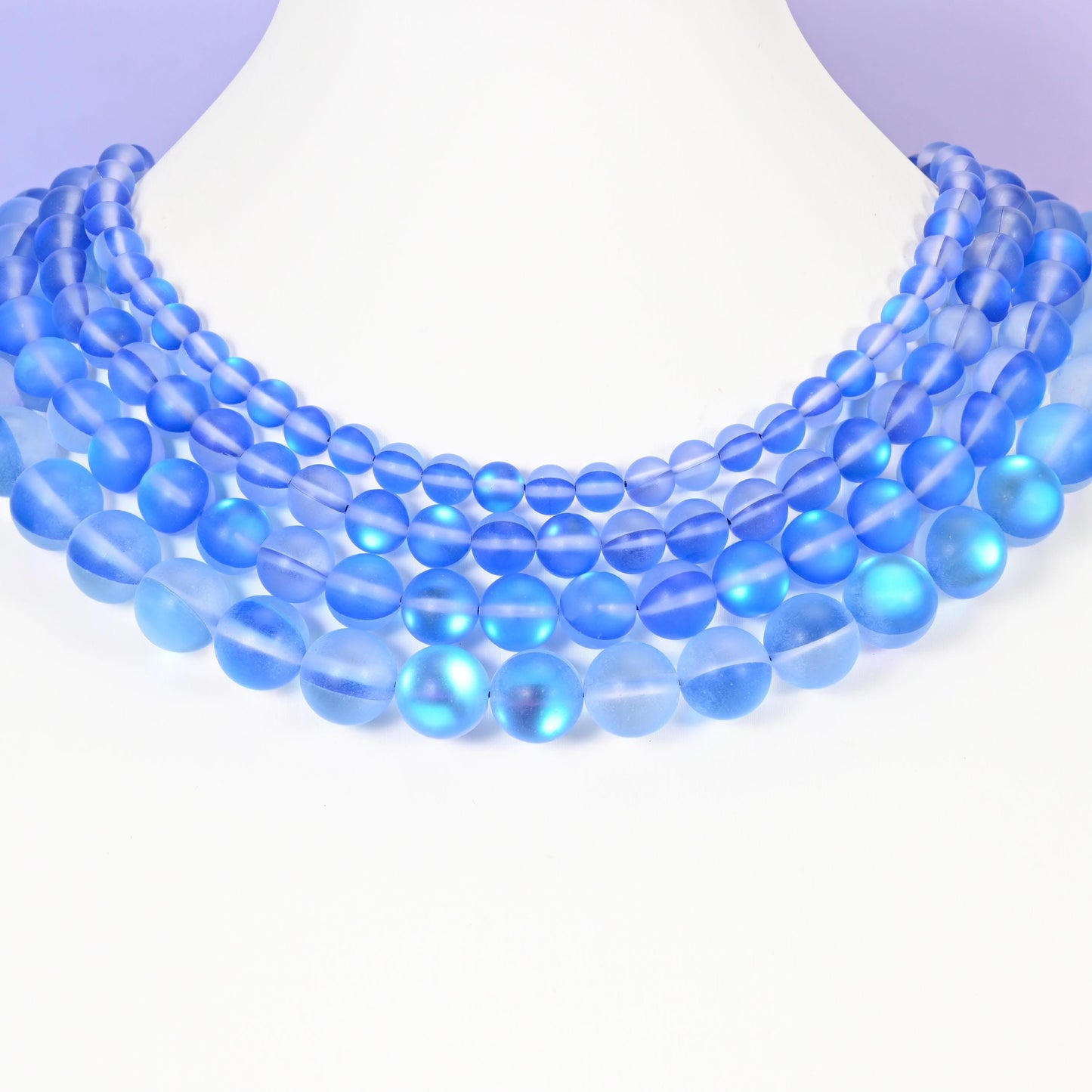 Glass beads, round, 6mm, 8mm, 10mm, 12mm