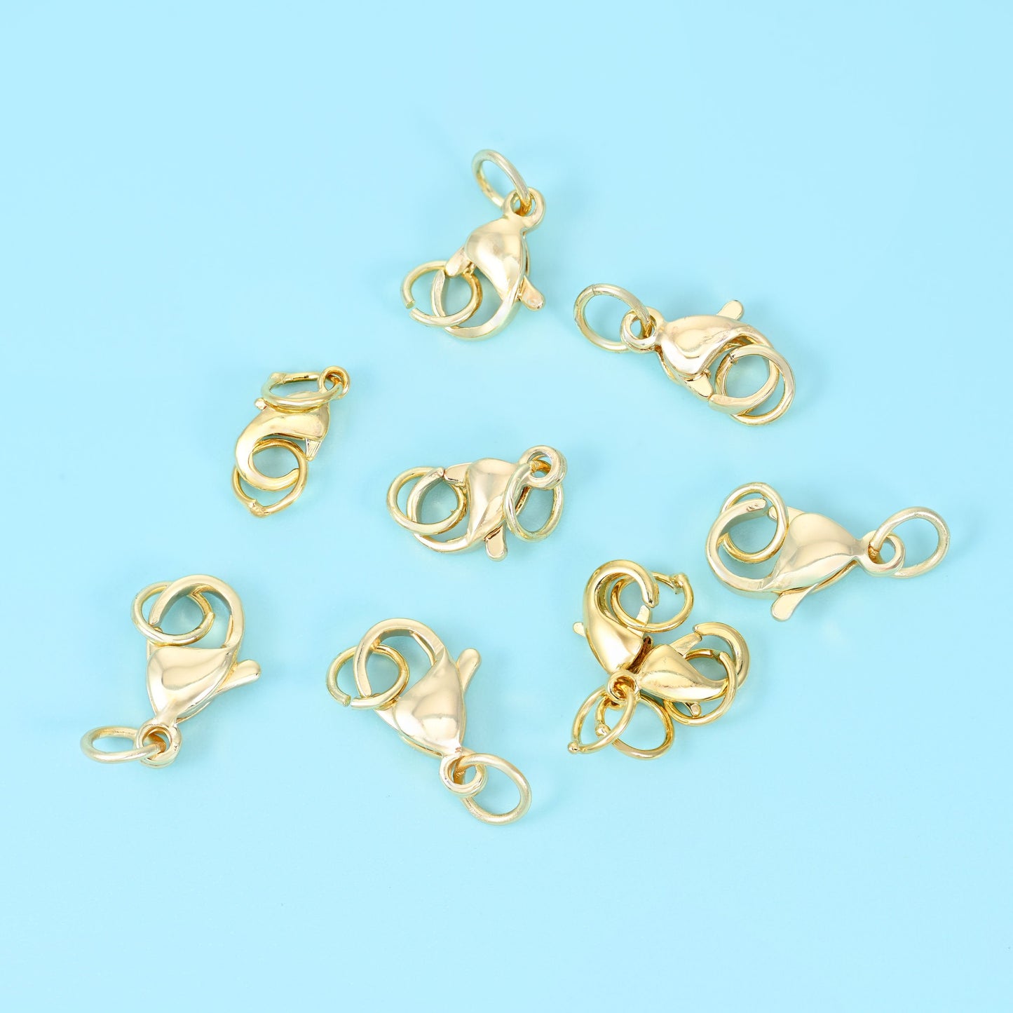 18K gold filled lobster clasp, lead free and nickel free