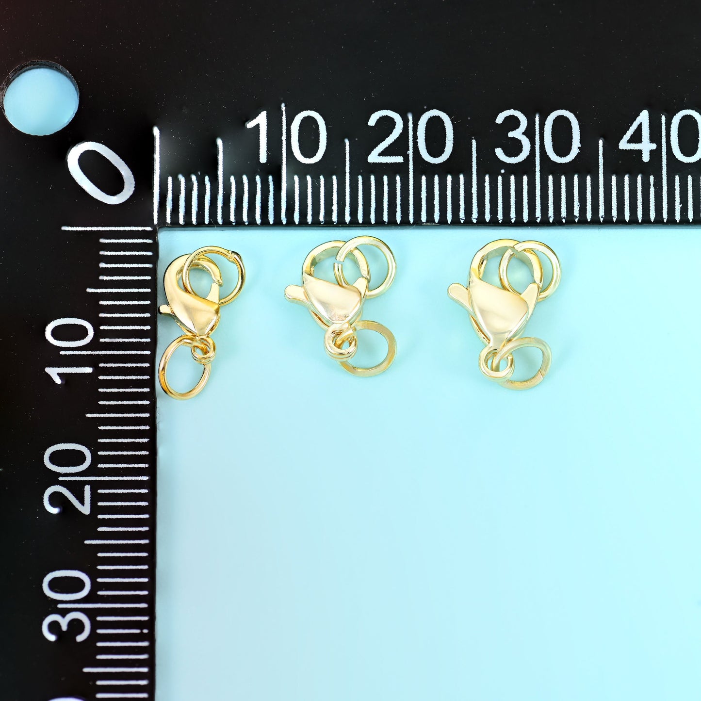 18K Gold Filled Lobster Clasp with an open jump ring already attached