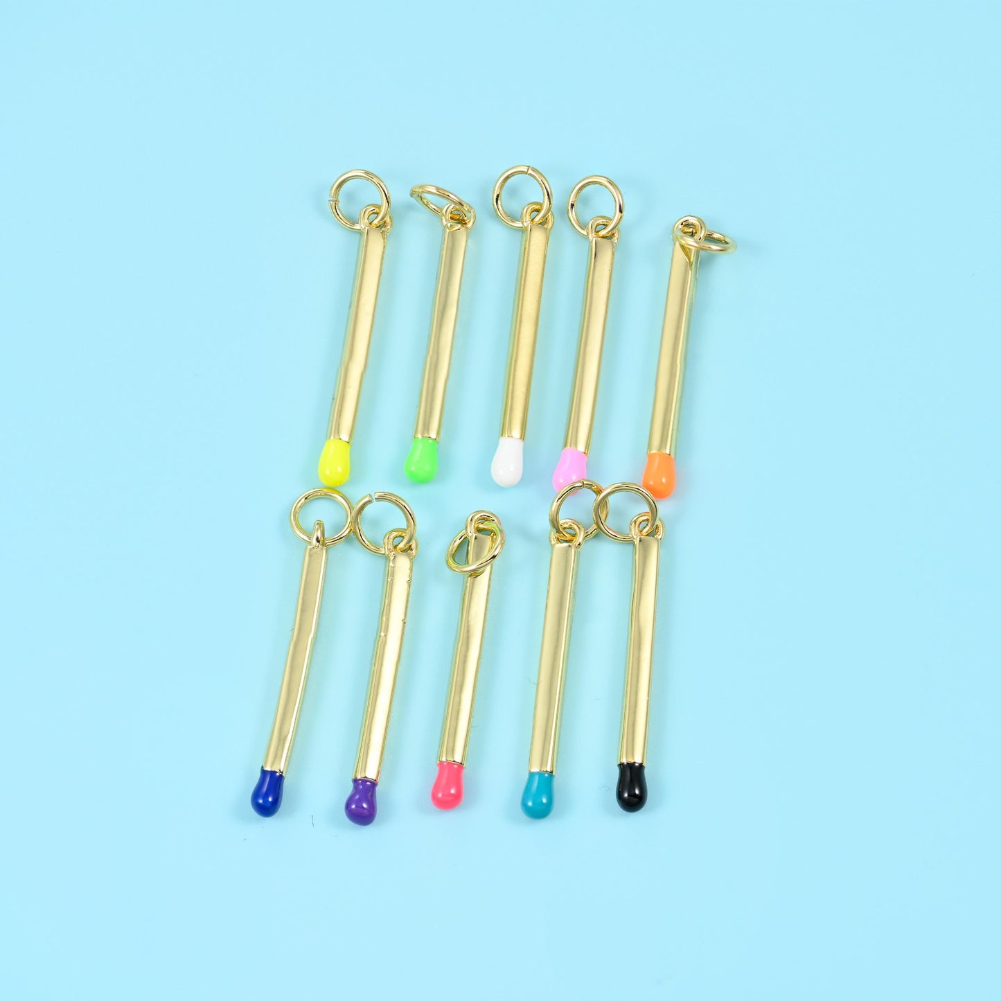 Brass, 18K Gold Filled, beads, matchstick, 23 x 2.25mm