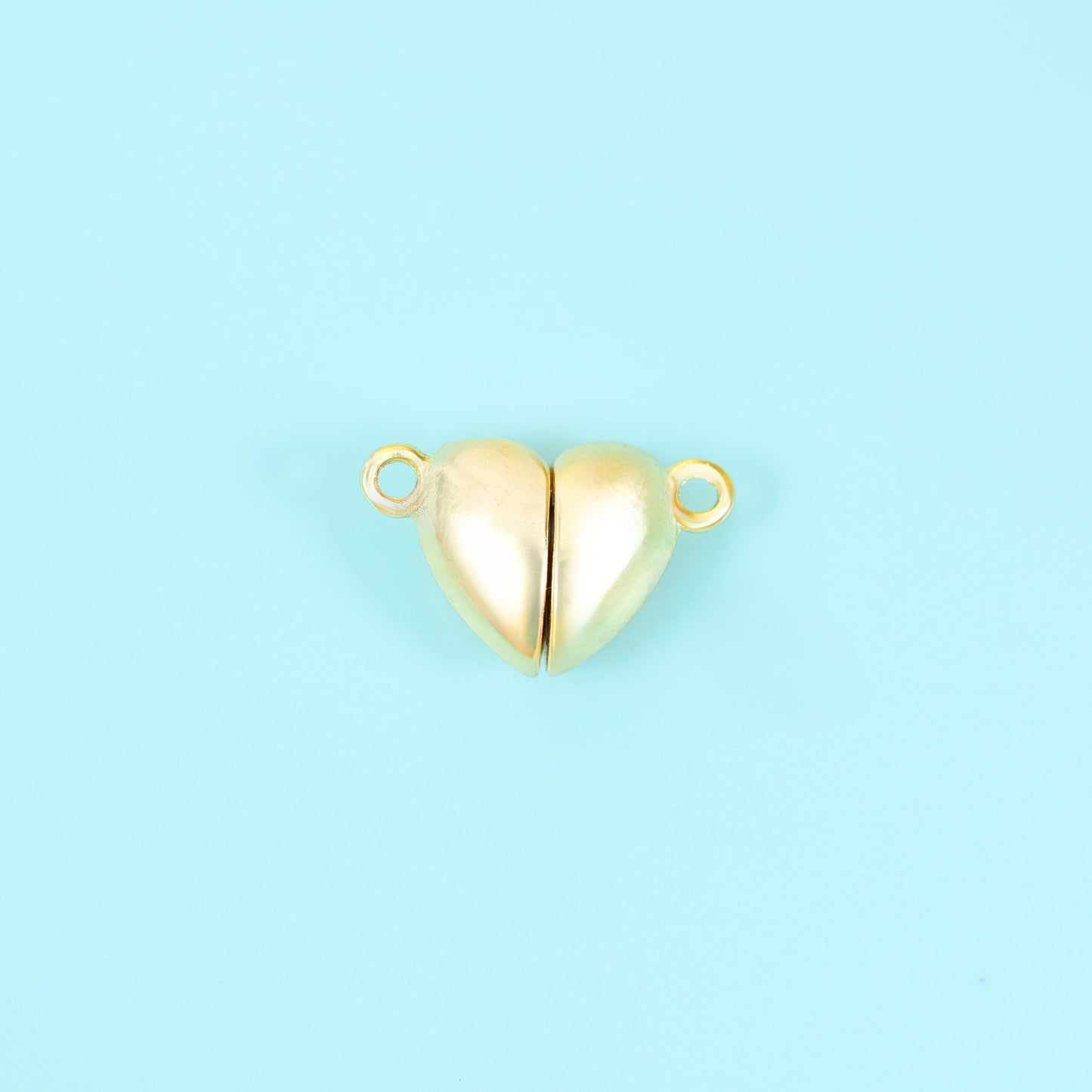 18K Gold Filled Heart Magnetic Clasps for DIY Jewelry Making Supply
