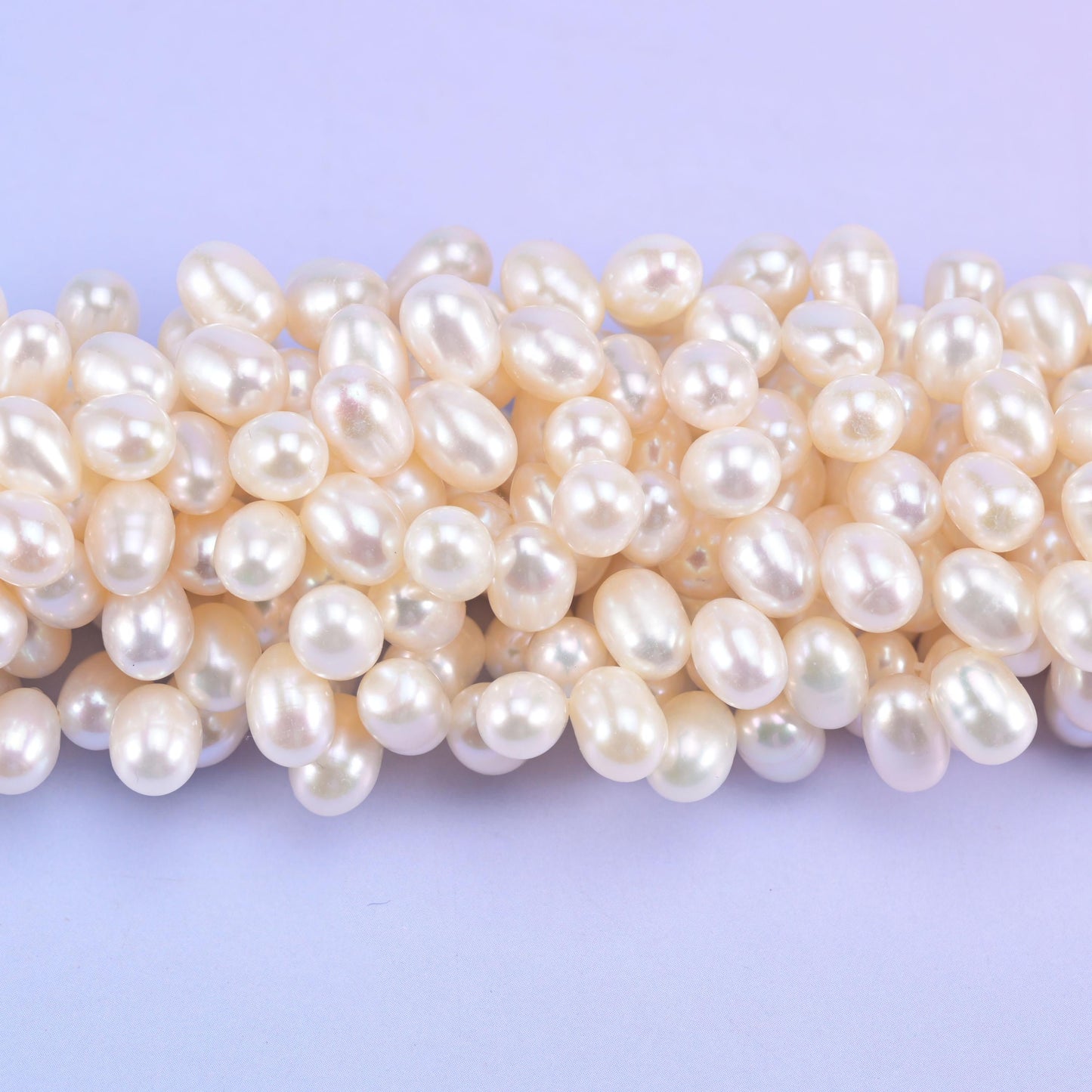 Freshwater pearl rice beads, drill hole approximately 0.5mm
