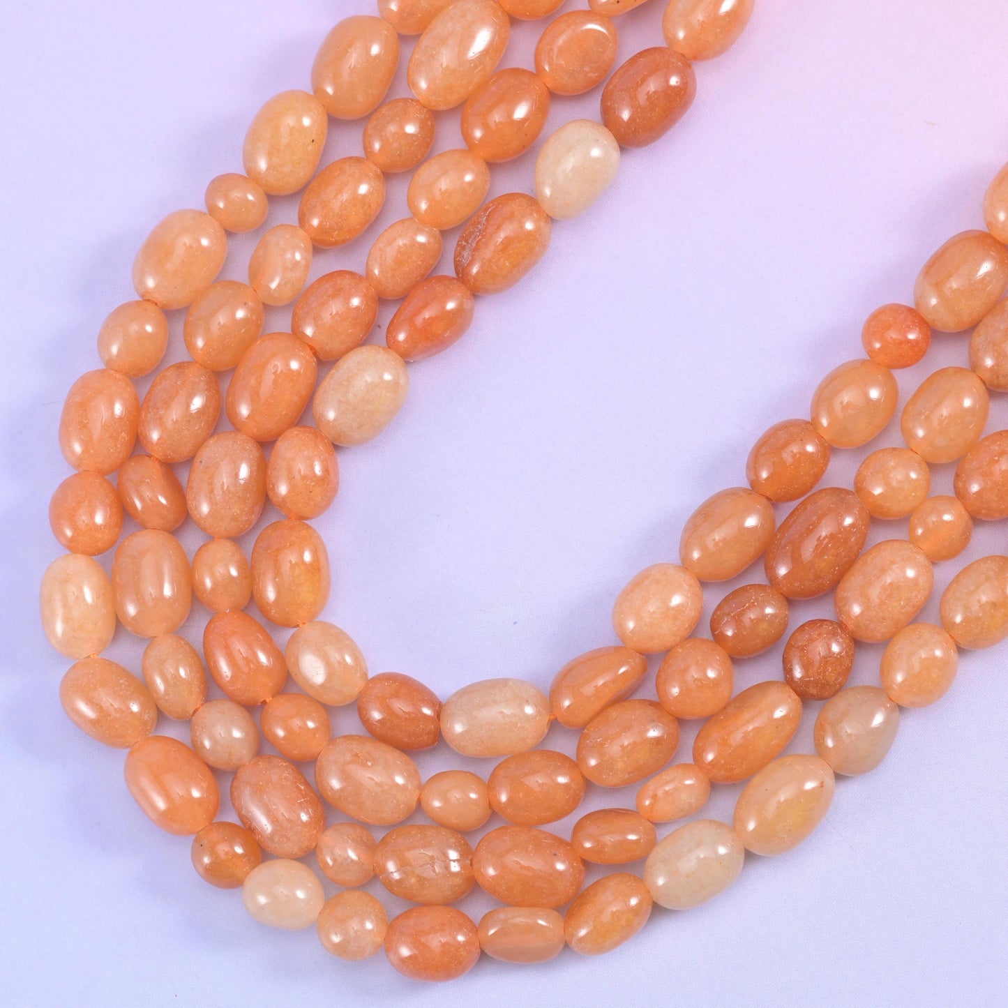 Red Aventurine Pebble Nugget Beads 6-8mm 8-12mm Jewelry Making 15.5" Strand