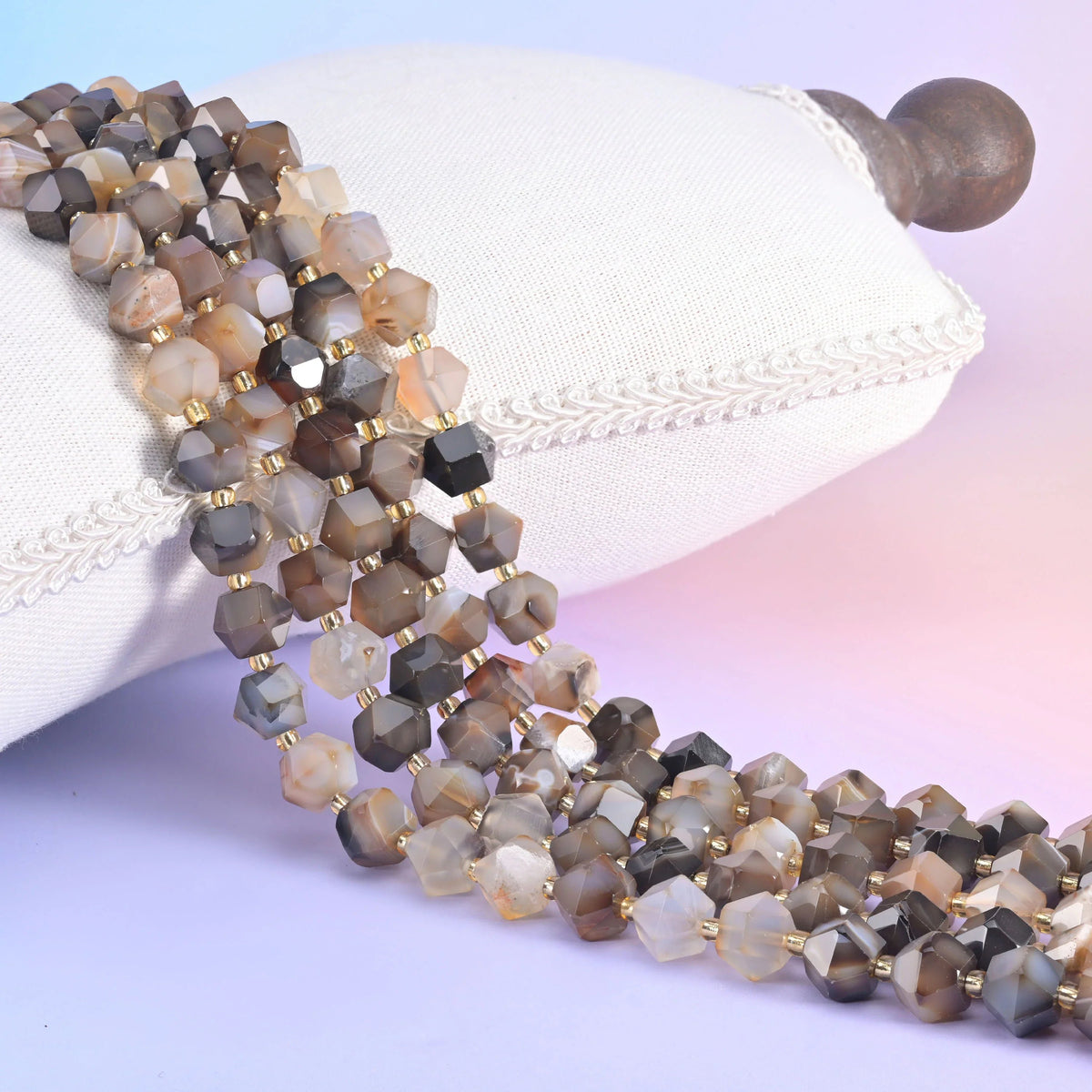 Diamond rhombus beads, hole approximately 1.0mm