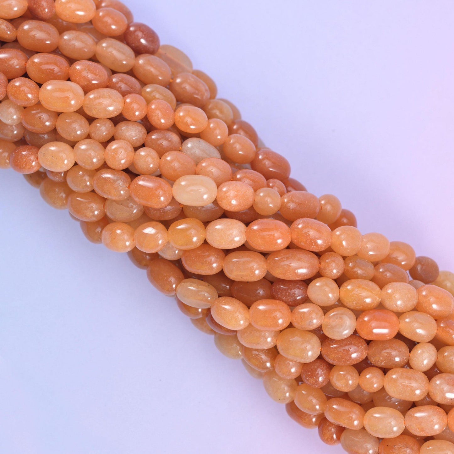 Red Aventurine Pebble Nugget Beads 6-8mm 8-12mm Jewelry Making 15.5" Strand