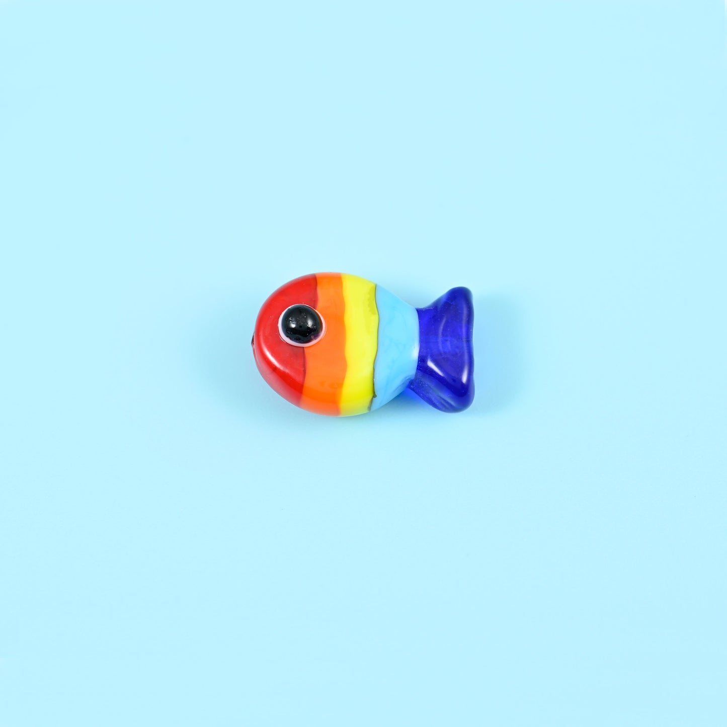 Colorful Fish Glass Beads: Jewelry Making Supply