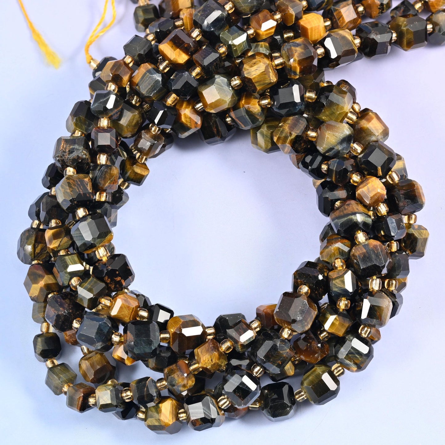 Iron Tiger Eye beads for jewellery making