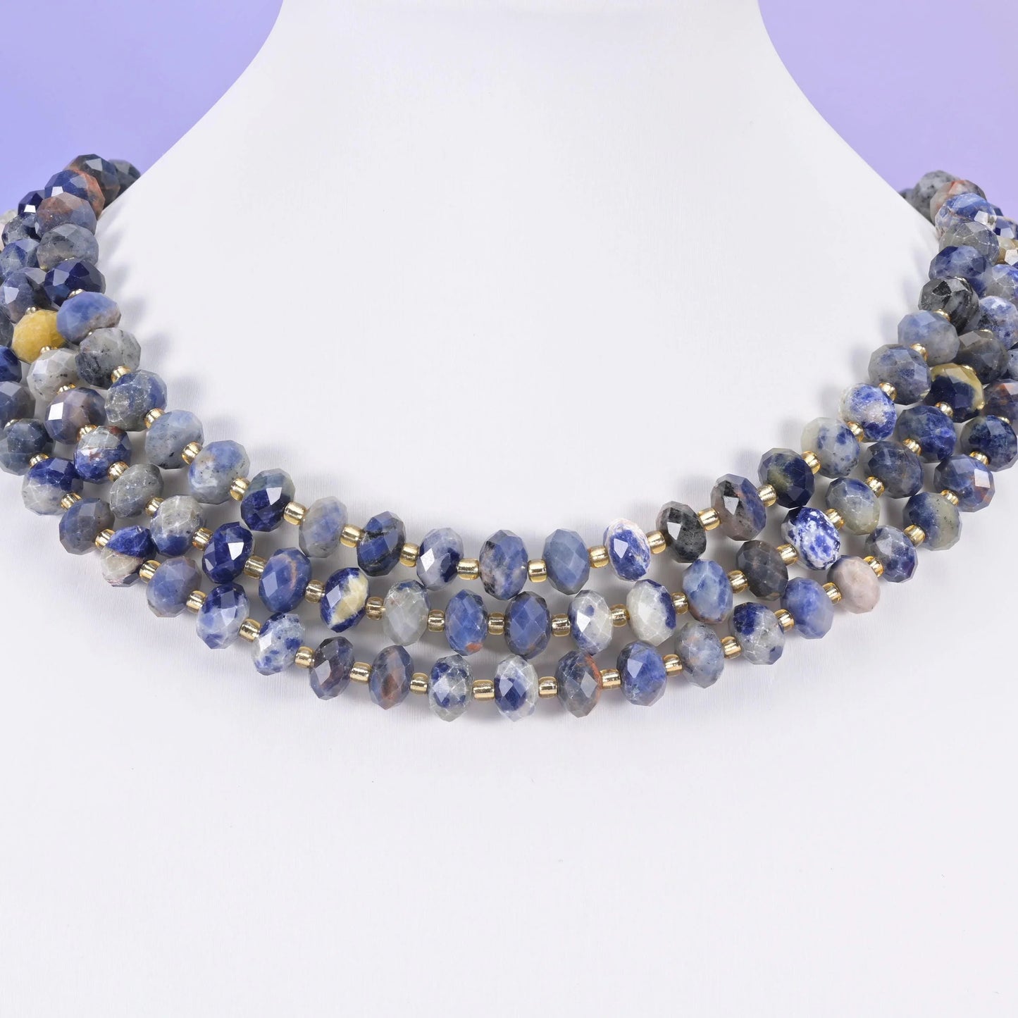 Orange Sodalite beads, faceted rondelle, 6x10mm