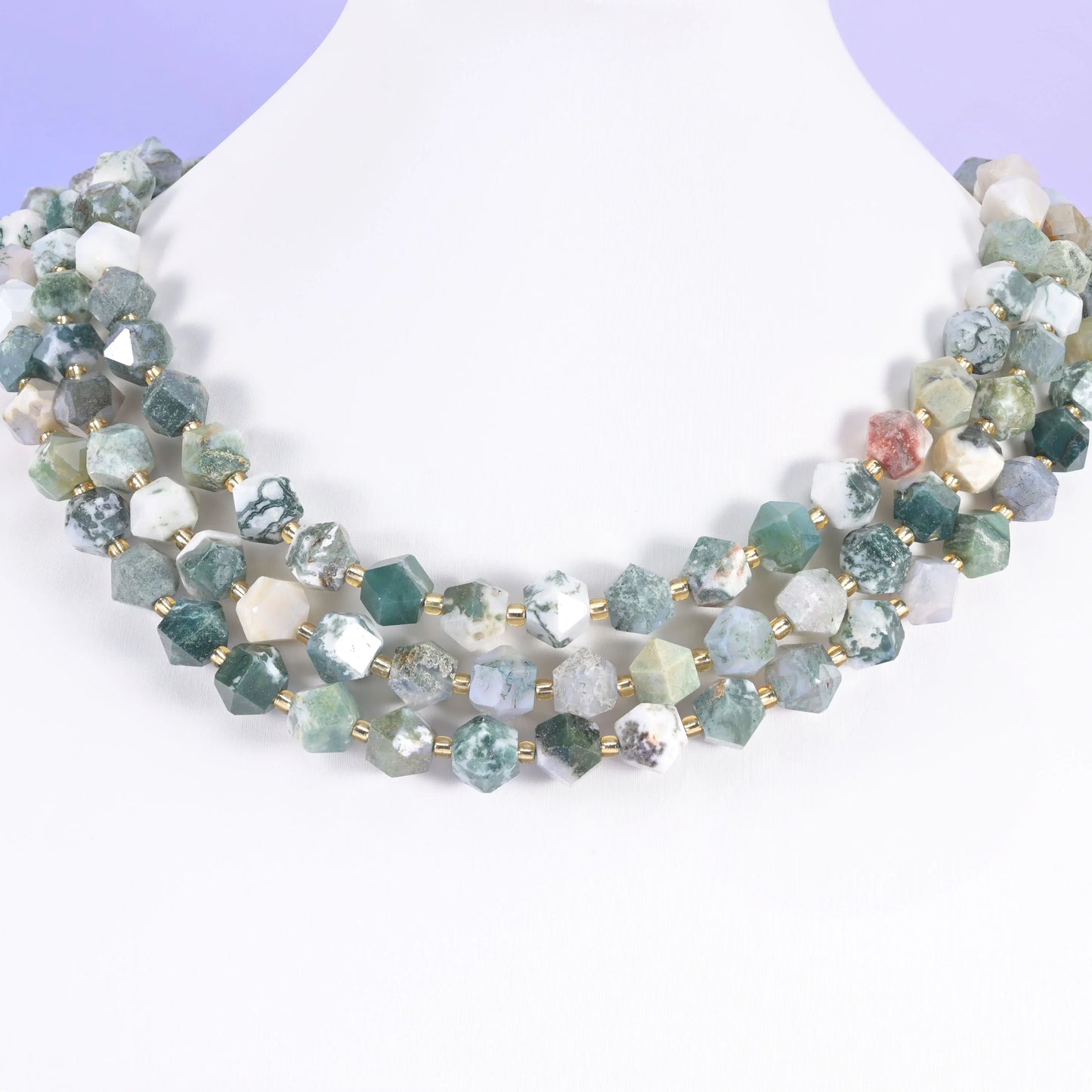 10mm Diamond Rhombus Faceted 8 Sides Beads - Jewelry Making - 15.5 Inches Strand Length - S4 - Mycrazycrystal