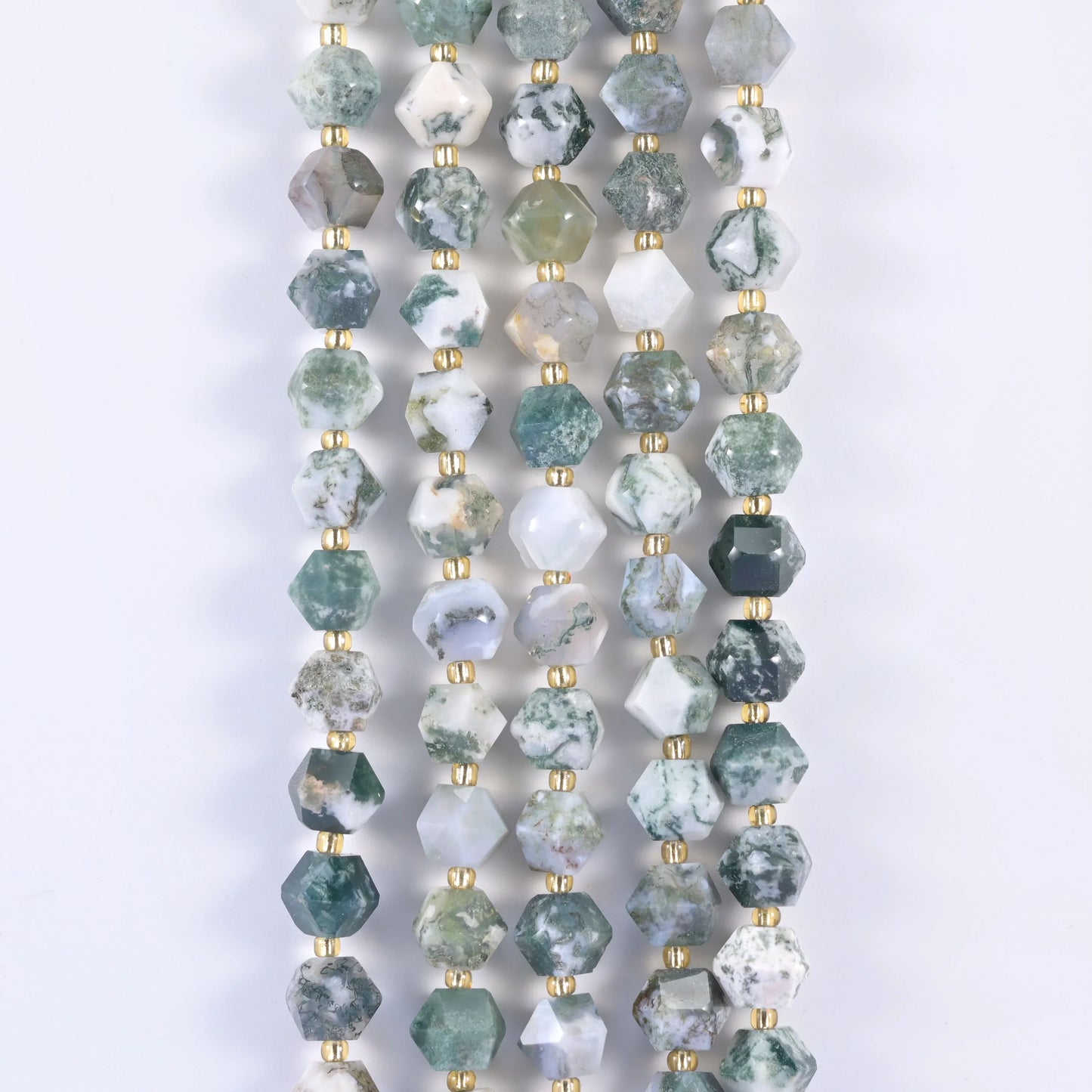 10mm Diamond Rhombus Faceted 8 Sides Beads - Jewelry Making - 15.5 Inches Strand Length - S4 - Mycrazycrystal