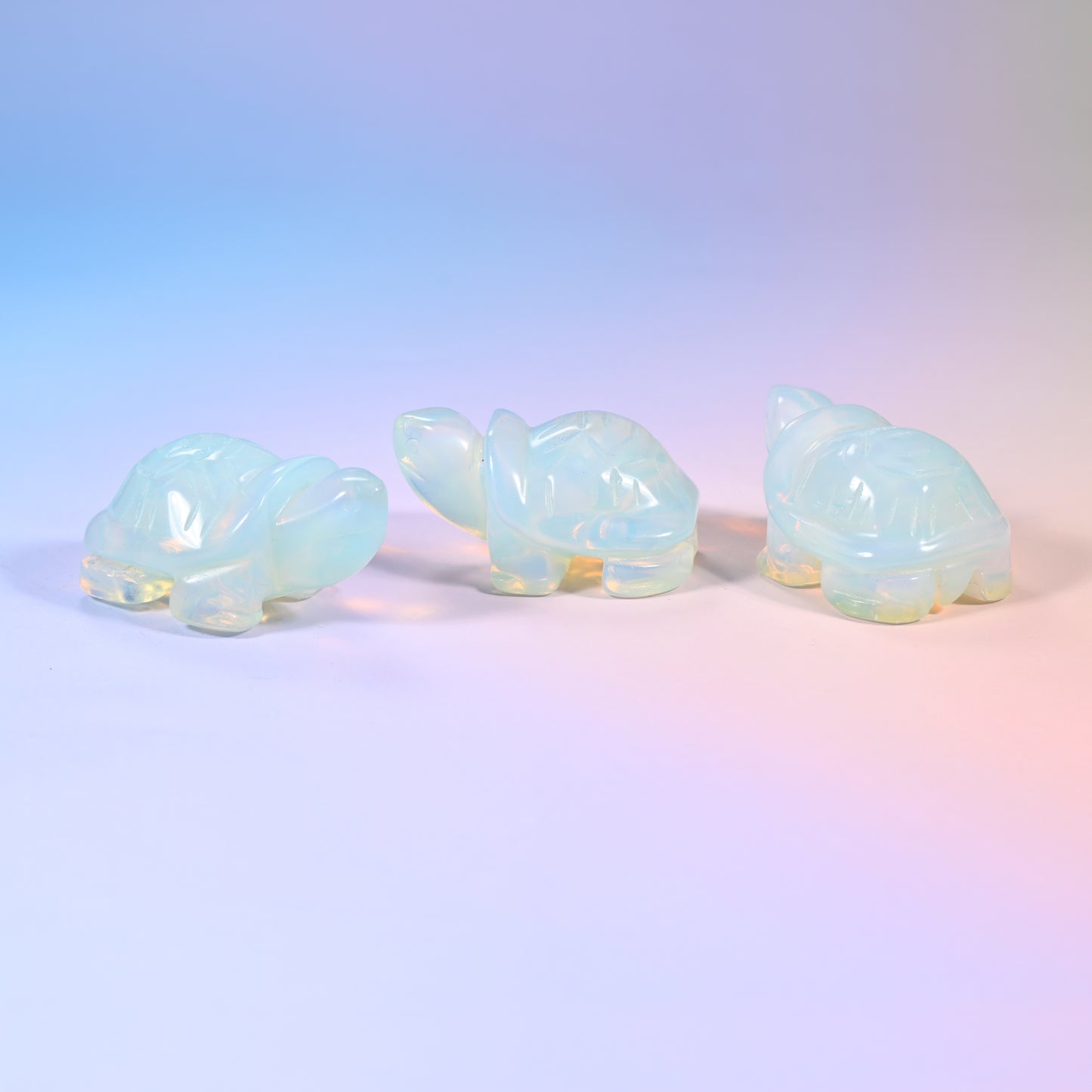 Turtle Crystal Figurines: 1.5 inch and 2.0 inch Size Available