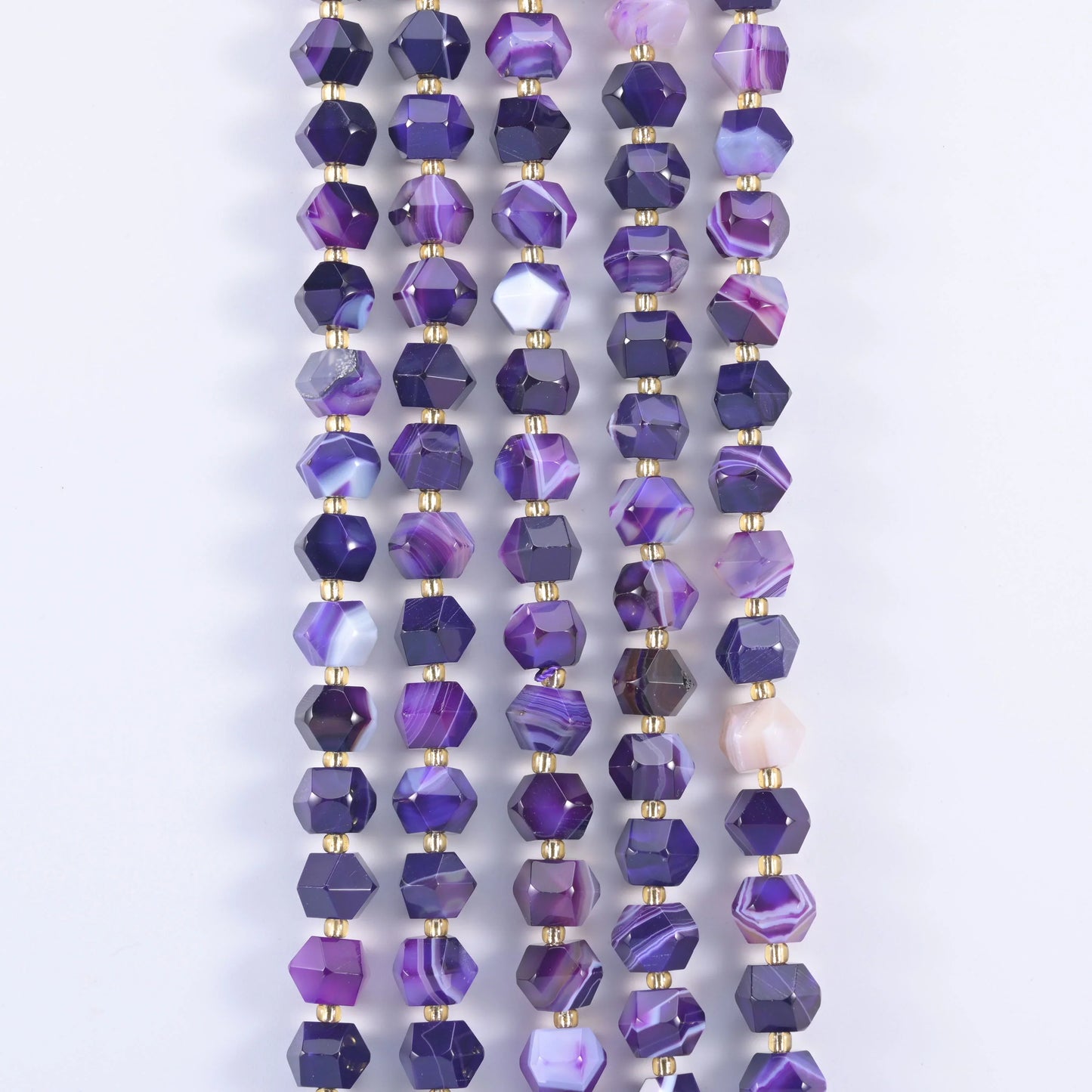 10mm Diamond Rhombus Faceted 8 Sides Beads - Jewelry Making - 15.5 Inches Strand Length - S4 - Mycrazycrystal