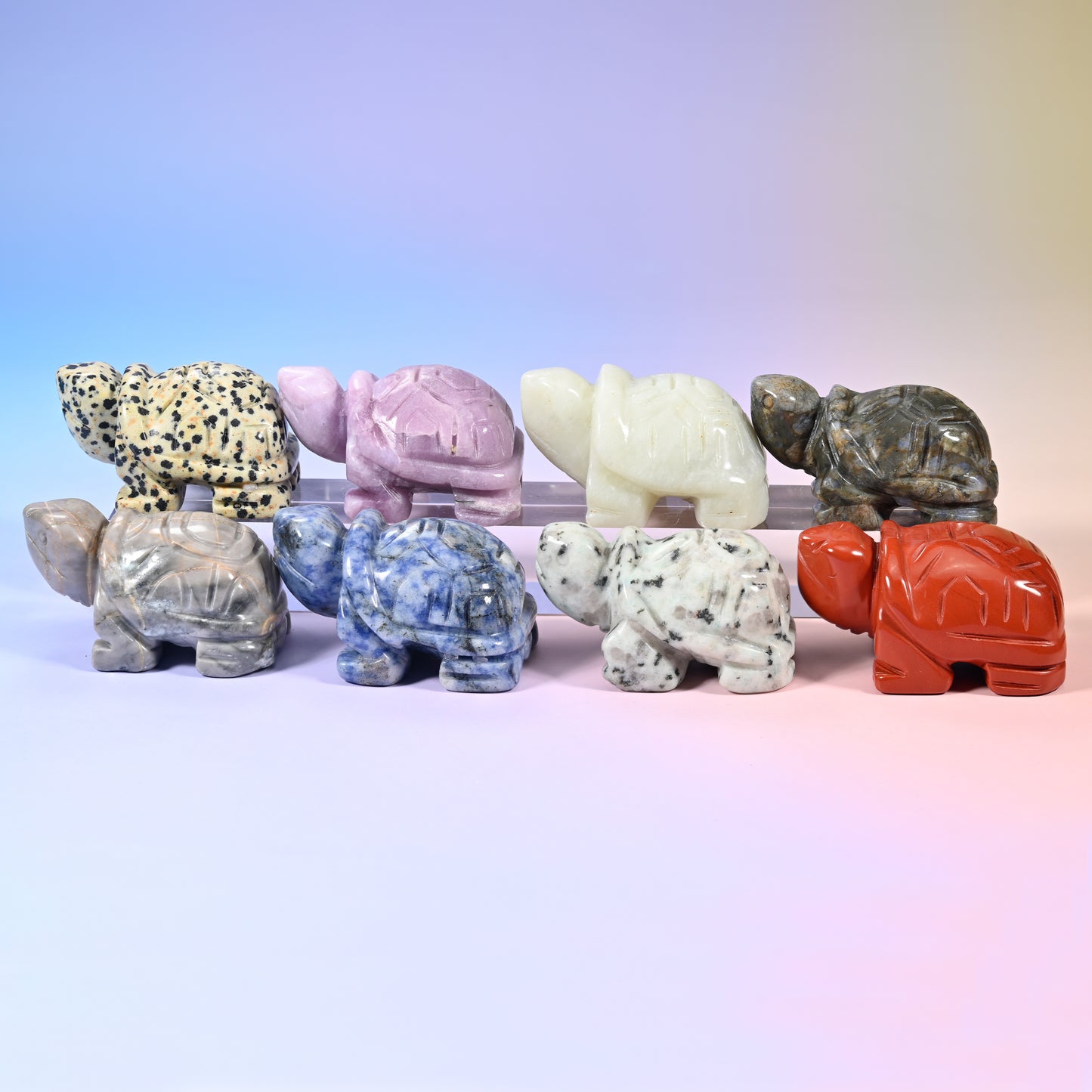 Turtle Crystal Figurines: 1.5 inch and 2.0 inch Size Available