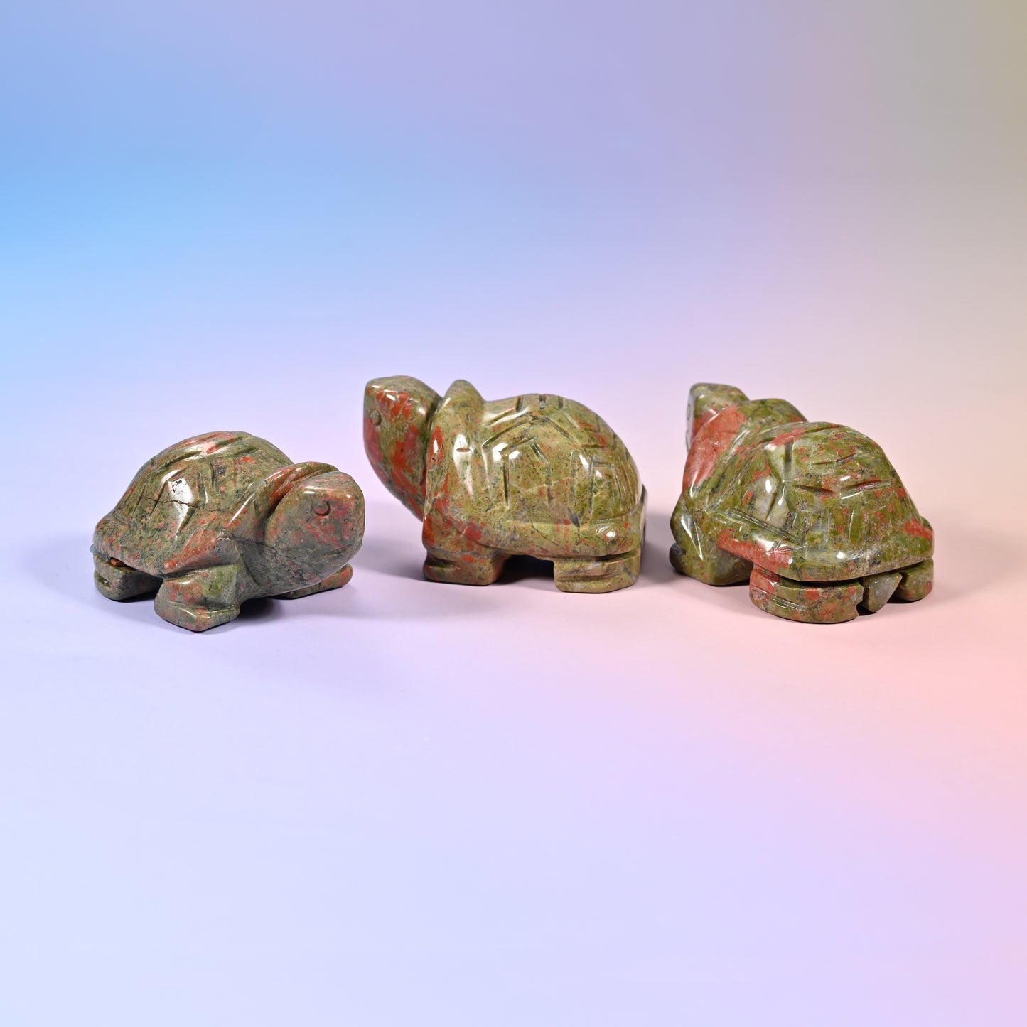 Turtle Crystal Figurines: 1.5 inch and 2.0 inch Size Available