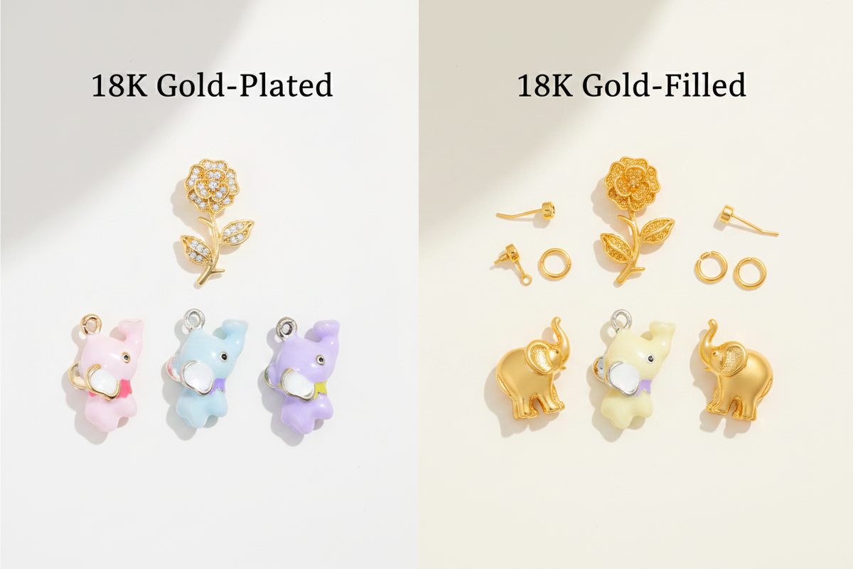 18K Gold Plated vs. 18K Gold Filled: Color, Gold Content, Price, and Which to Choose