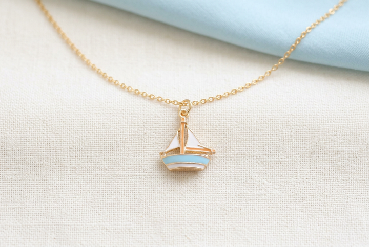 How to Make a Sailboat Charm Necklace