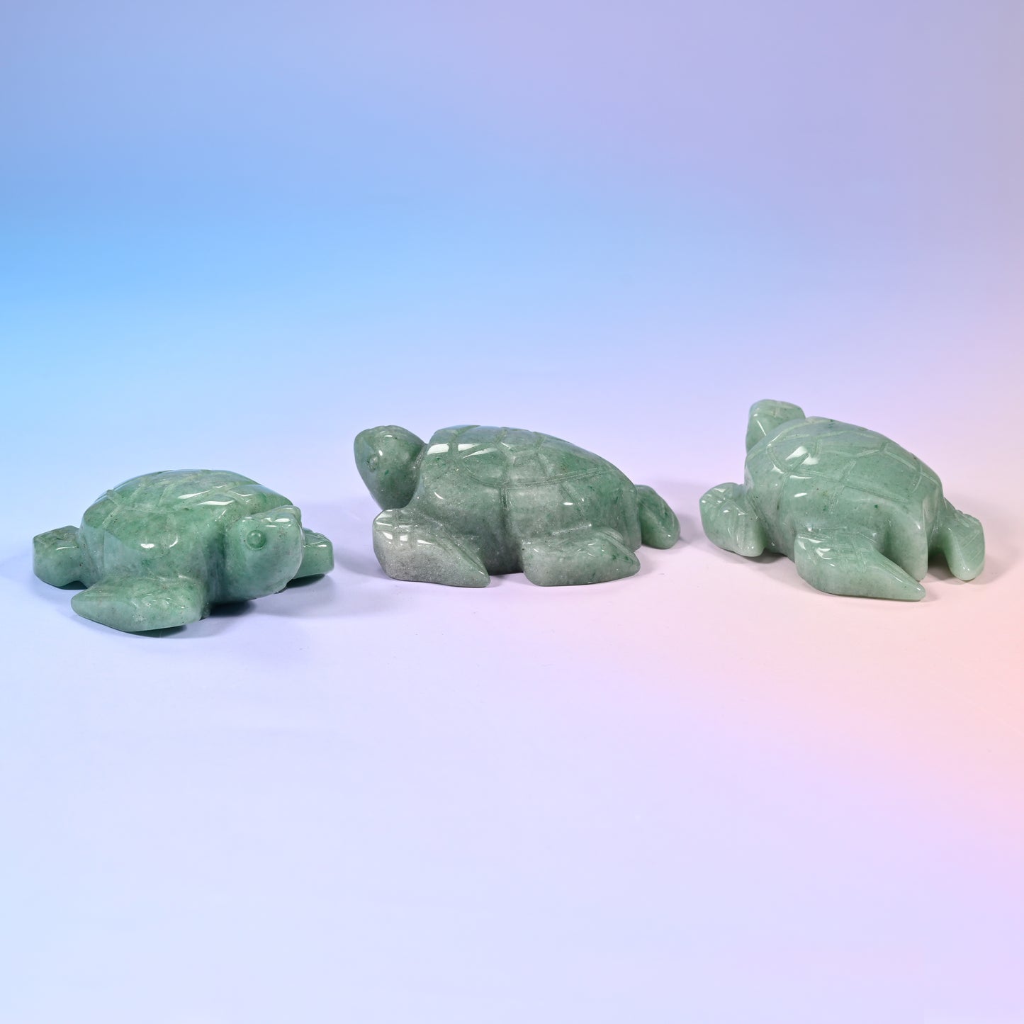 2 Inch Sea Turtle Crystal Carving Figurines