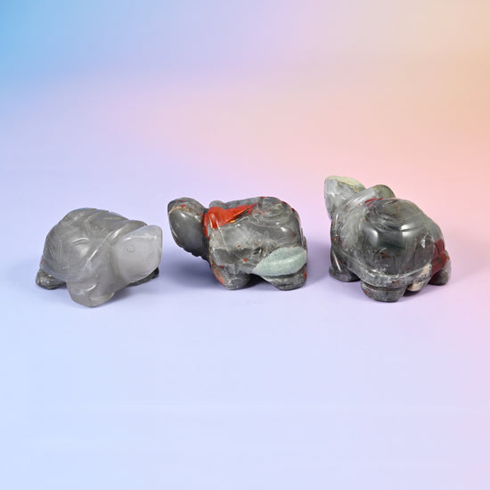 Turtle Crystal Figurines: 1.5 inch and 2.0 inch Size Available