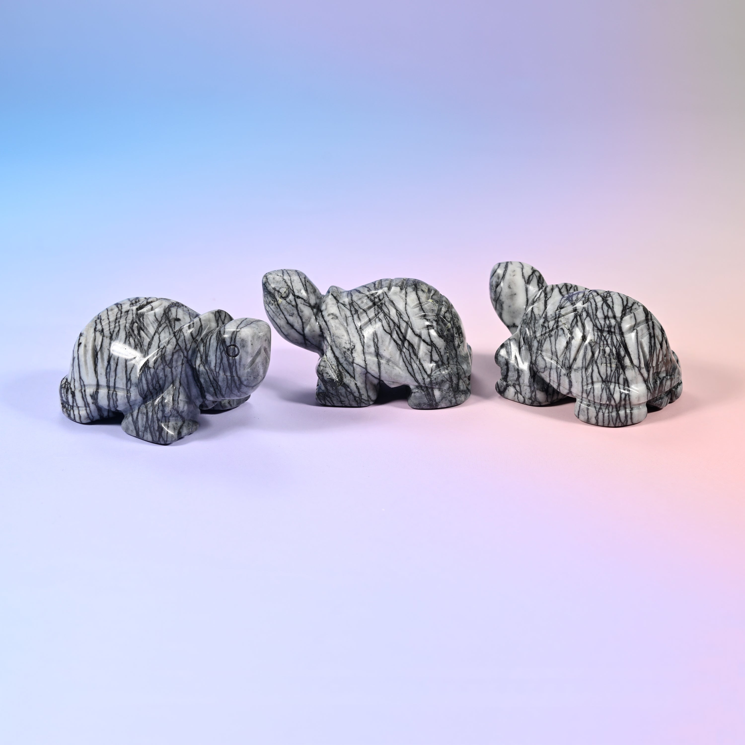 Turtle Crystal Figurines: 1.5 inch and 2.0 inch Size Available