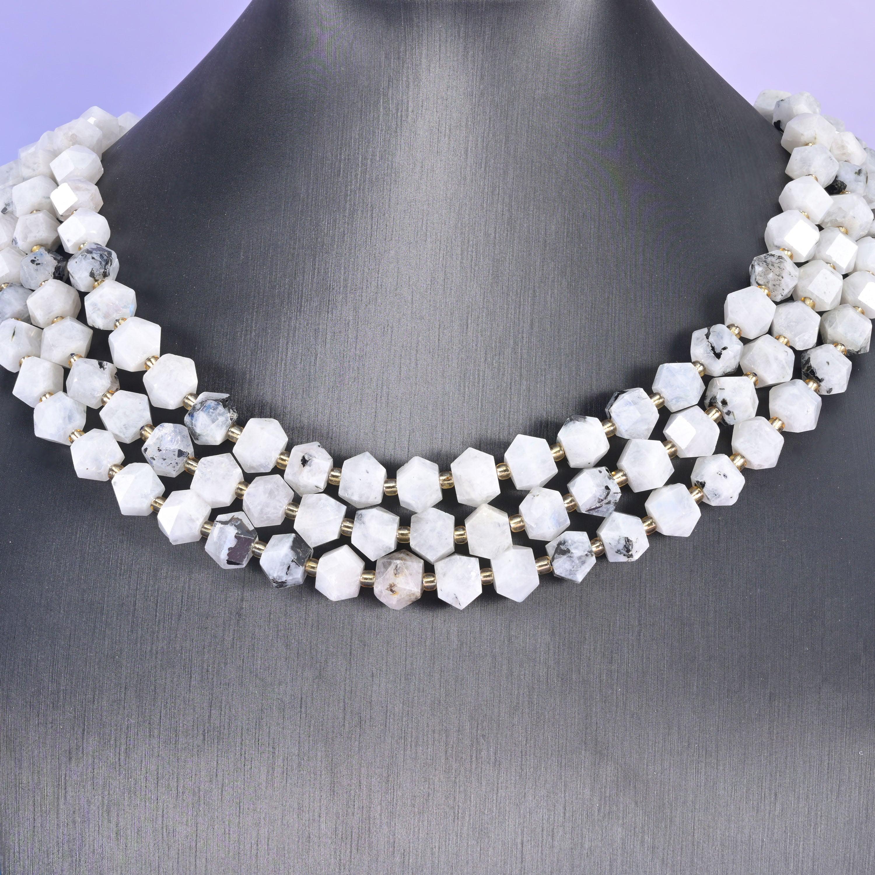 10mm Diamond Rhombus Faceted 8 Sides Beads - Jewelry Making - 15.5 Inches Strand Length - S5 - Mycrazycrystal