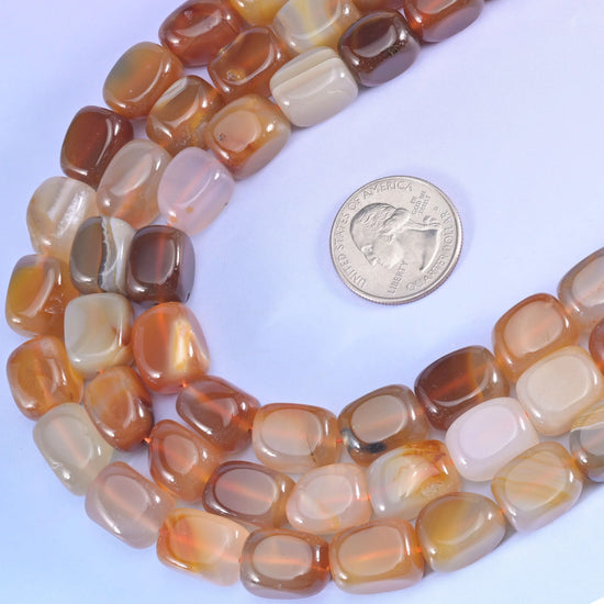 Natural Gemstone Irregular Rectangle Cube Nugget Beads, Size Vary from 9mm-14mm - Mycrazycrystal