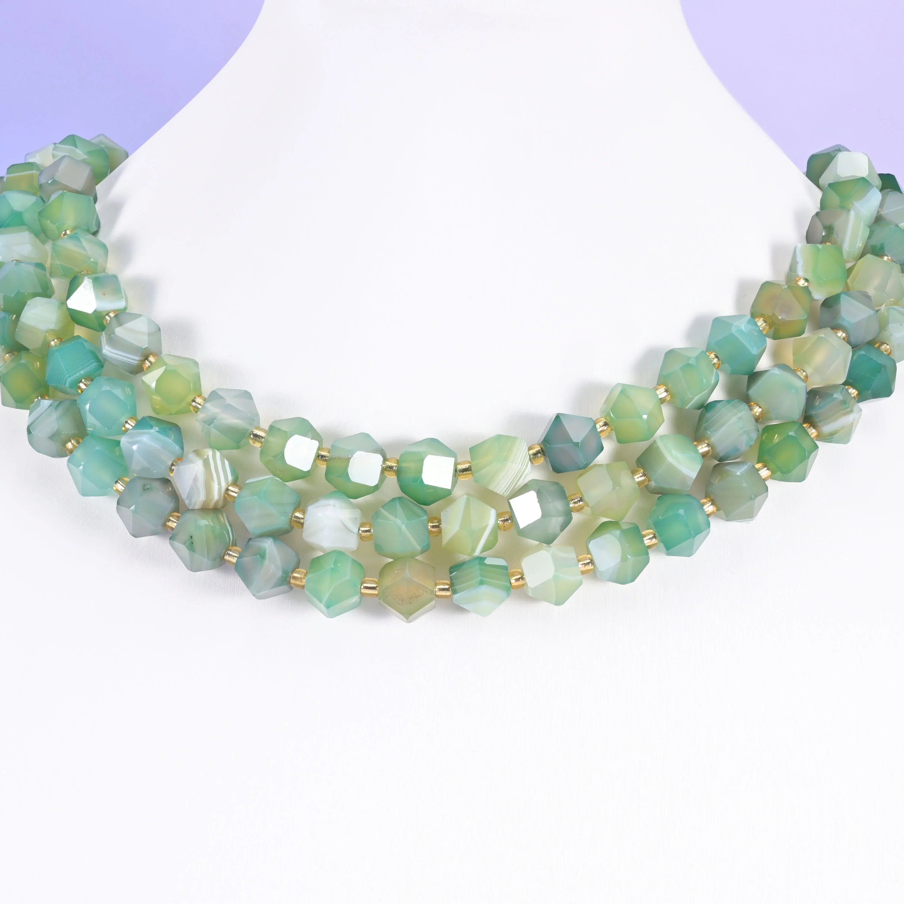 10mm Diamond Rhombus Faceted 8 Sides Beads - Jewelry Making - 15.5 Inches Strand Length - S5 - Mycrazycrystal