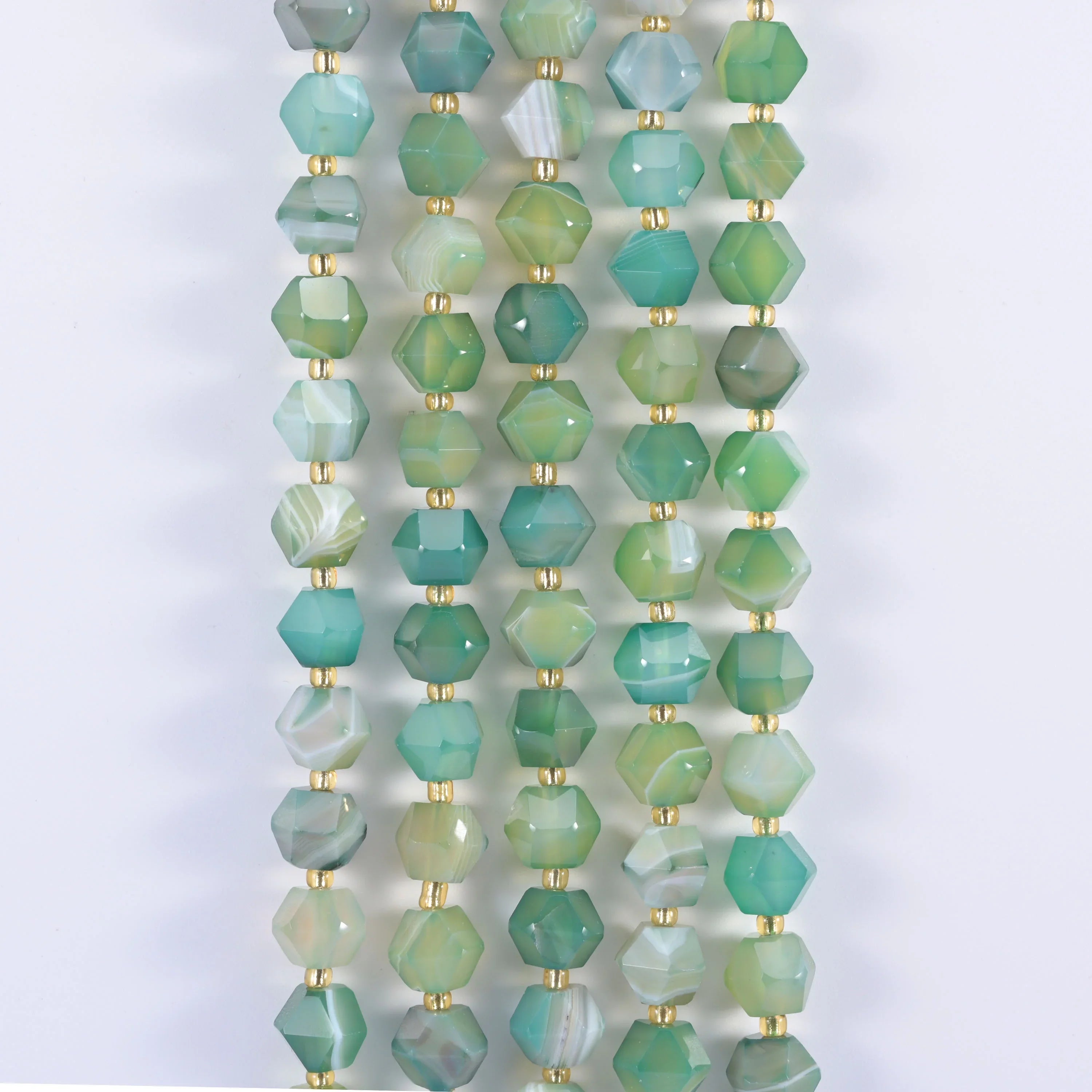 10mm Diamond Rhombus Faceted 8 Sides Beads - Jewelry Making - 15.5 Inches Strand Length - S5 - Mycrazycrystal