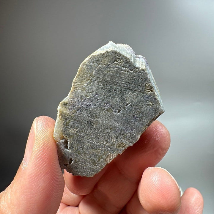 1.2 oz Cubic Purple Fluorite with Quartz and Calcite Mineral Specimen -6