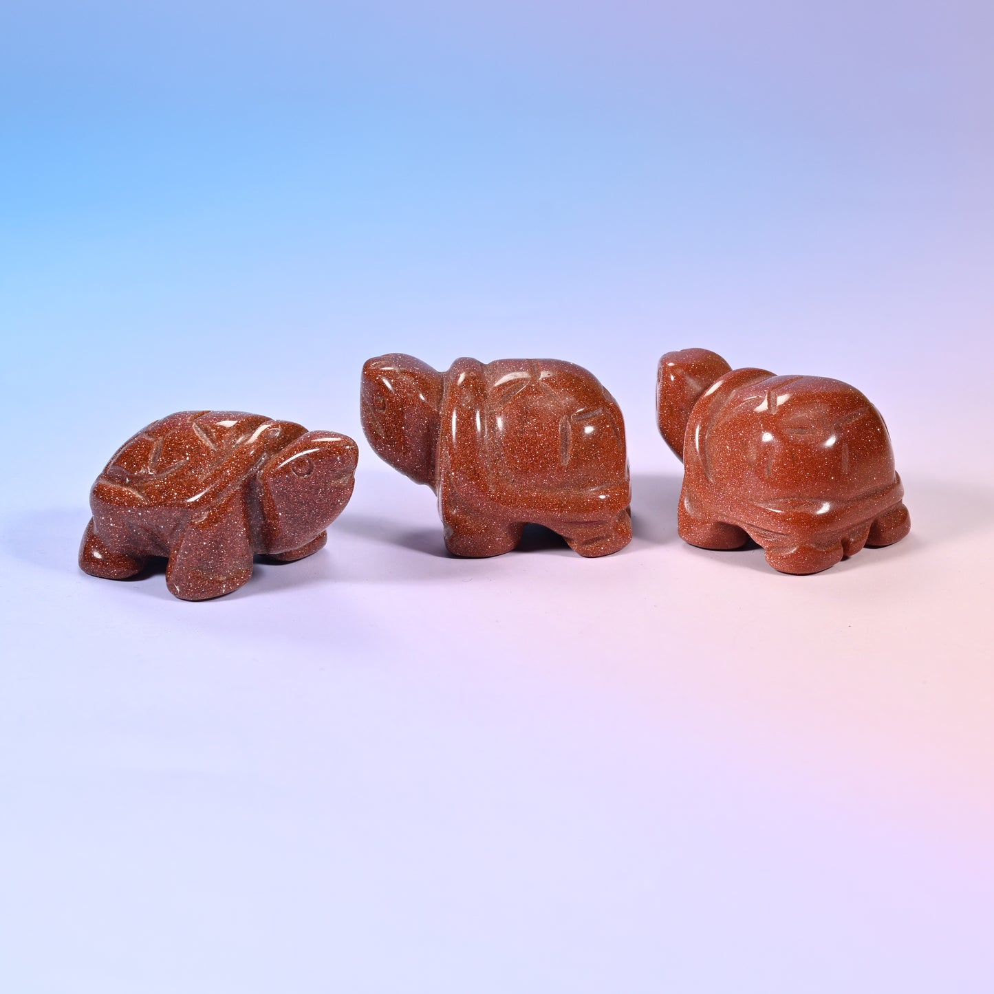 Turtle Crystal Figurines: 1.5 inch and 2.0 inch Size Available