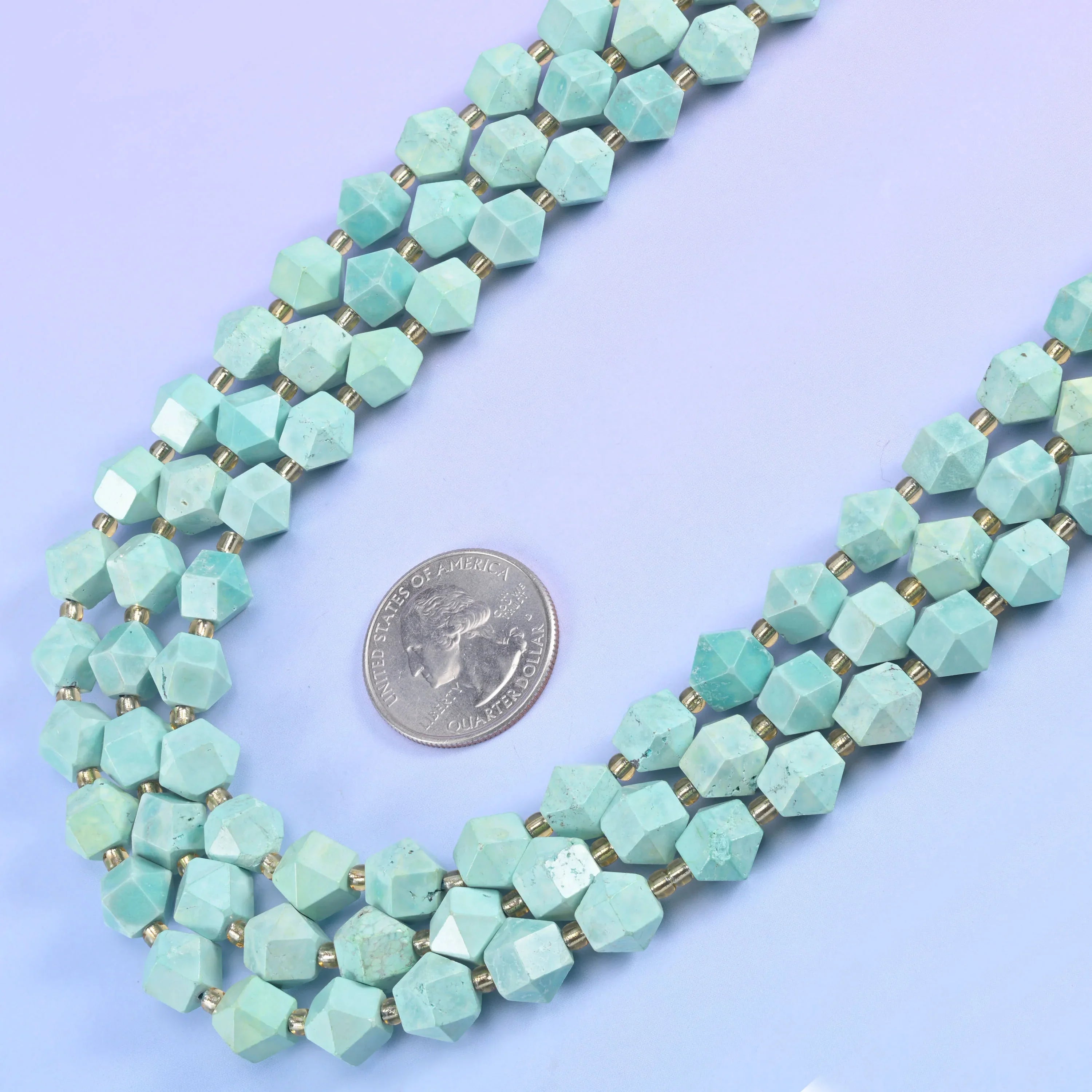 10mm Diamond Rhombus Faceted 8 Sides Beads - Jewelry Making - 15.5 Inches Strand Length - S5 - Mycrazycrystal