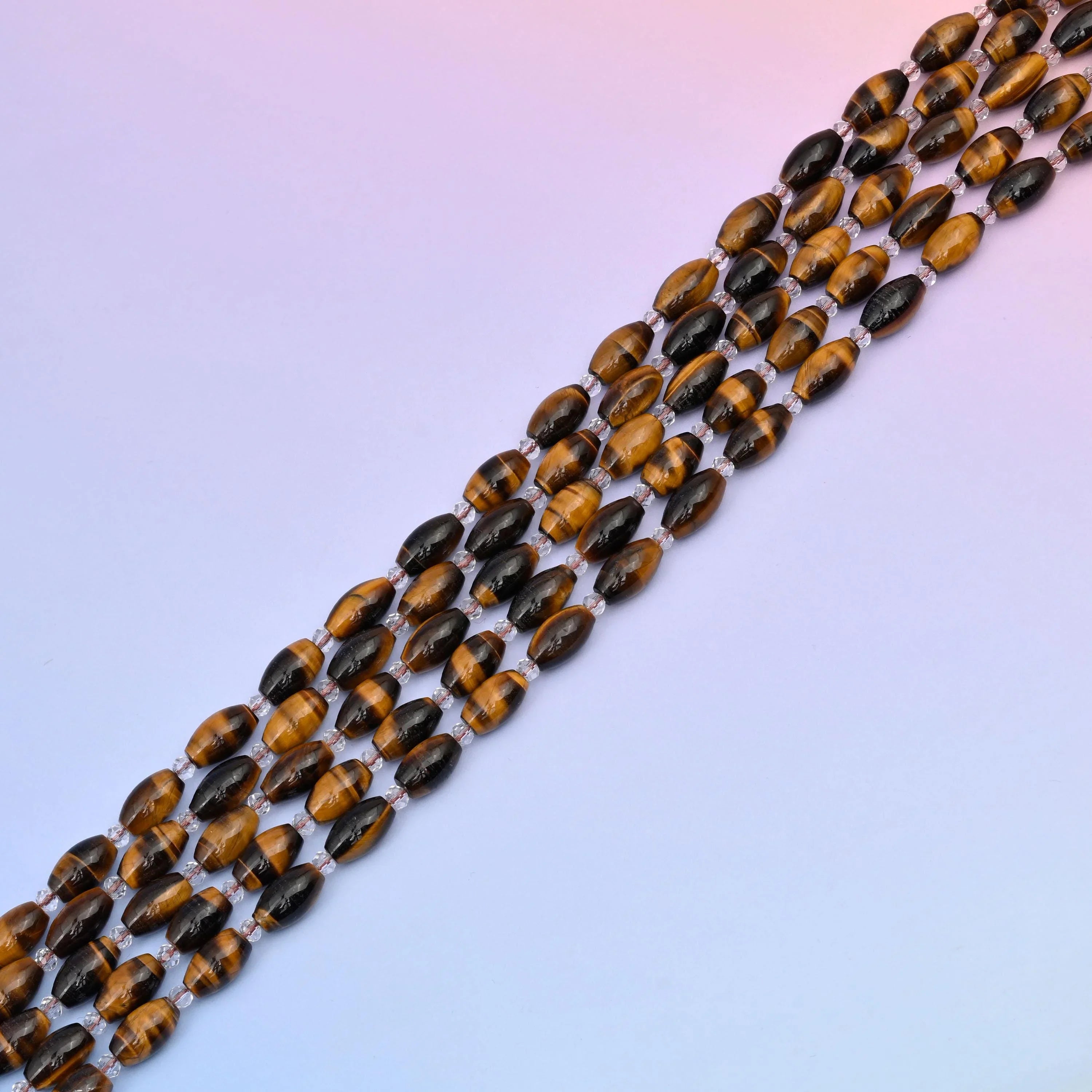 Natural Tiger Eye Smooth Barrel Gemstone Beads, Size 13x8mm Barrel Beads, DIY Jewelry Making Beads, 15.5 Inches Per Strand - Mycrazycrystal