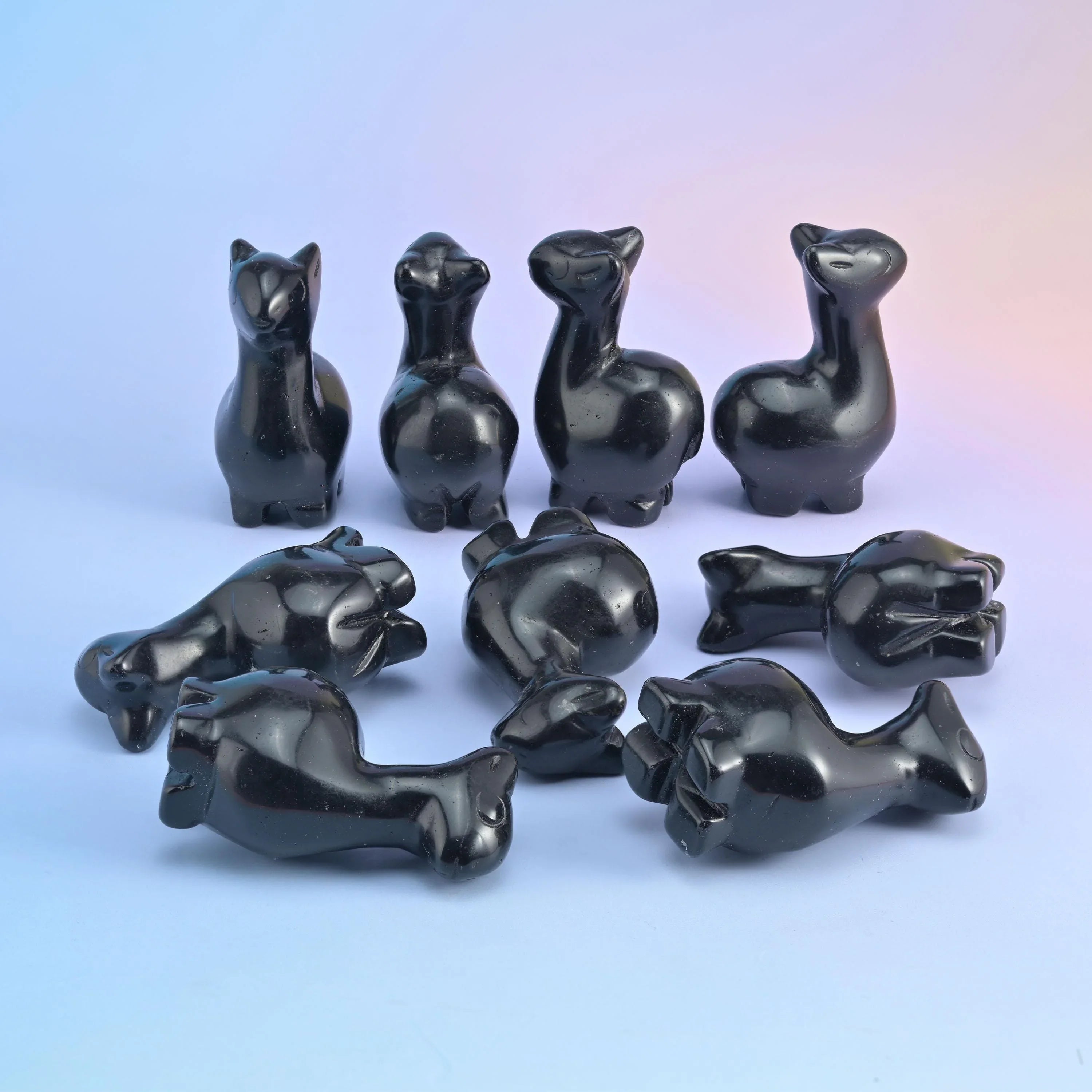 2.0" Alpaca Small Crystal Carving, Alpaca Gemstone Figurine, Home Decoration, Gift for Everyone - Mycrazycrystal