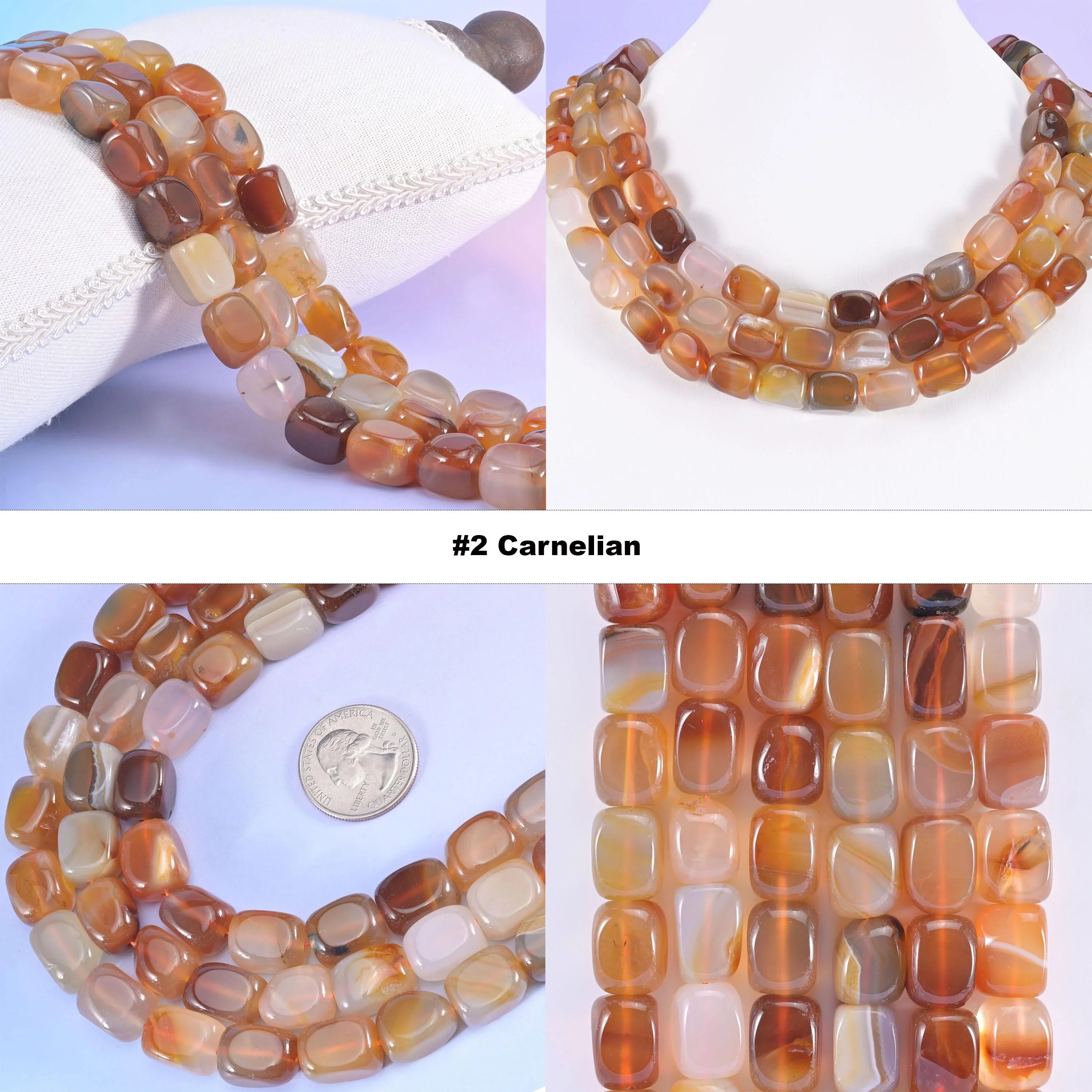Natural Gemstone Irregular Rectangle Cube Nugget Beads, Size Vary from 9mm-14mm - Mycrazycrystal
