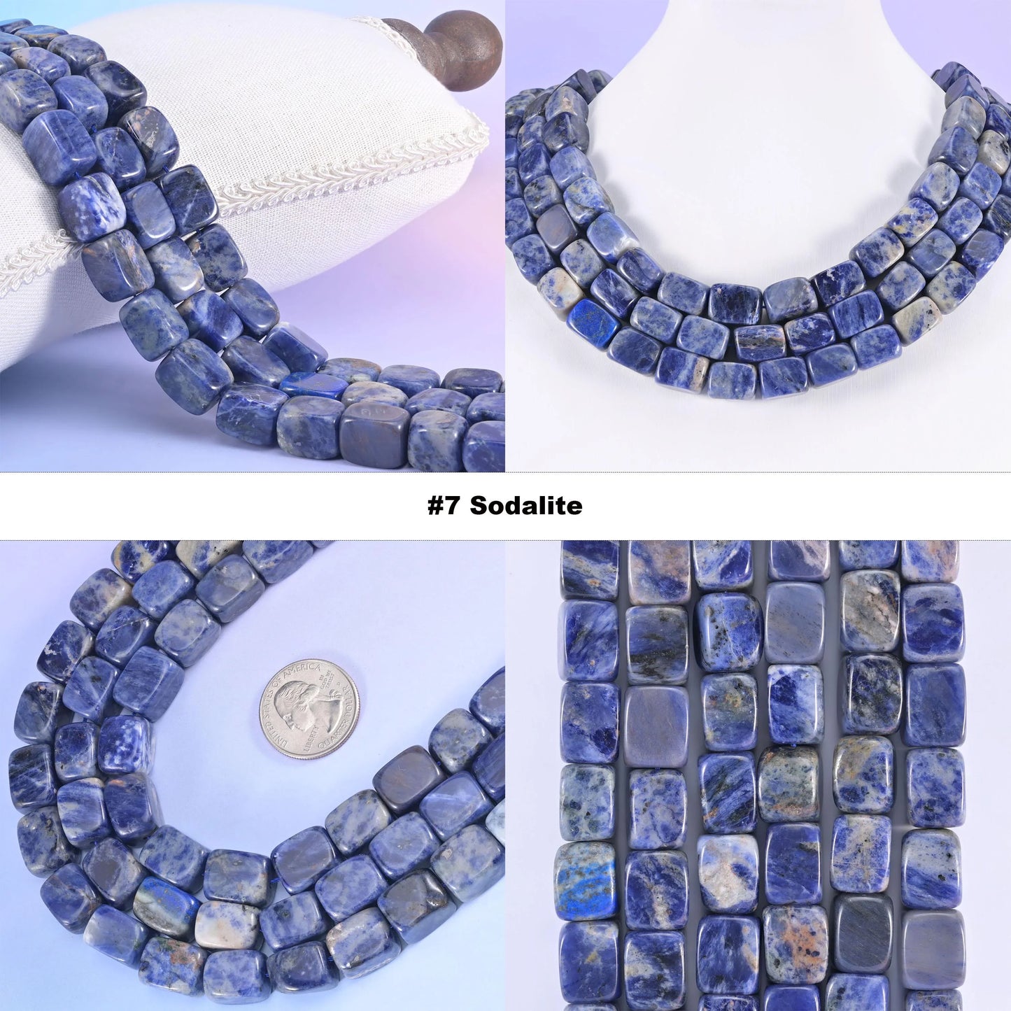 Natural Gemstone Irregular Rectangle Cube Nugget Beads, Size Vary from 9mm-14mm - Mycrazycrystal